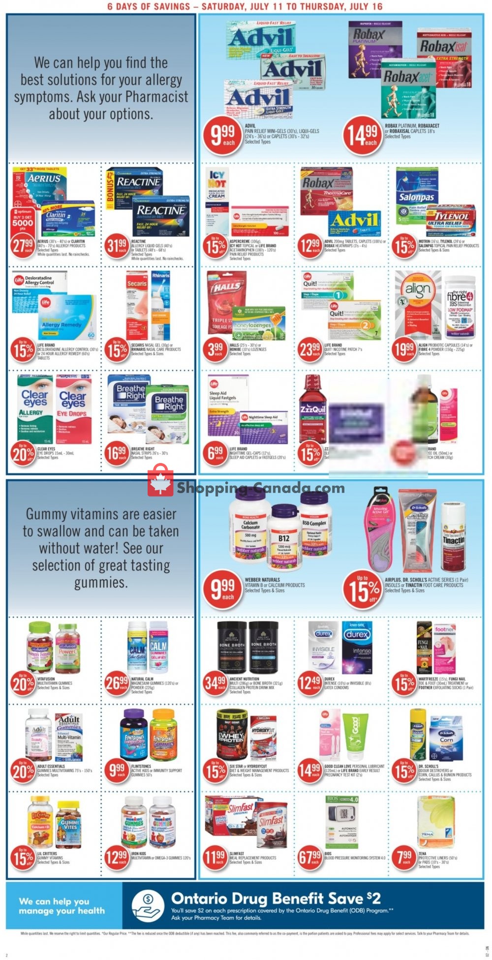 Shoppers Drug Mart flyer from Saturday July 11, 2020 to Thursday July 16, 2020 - page 5