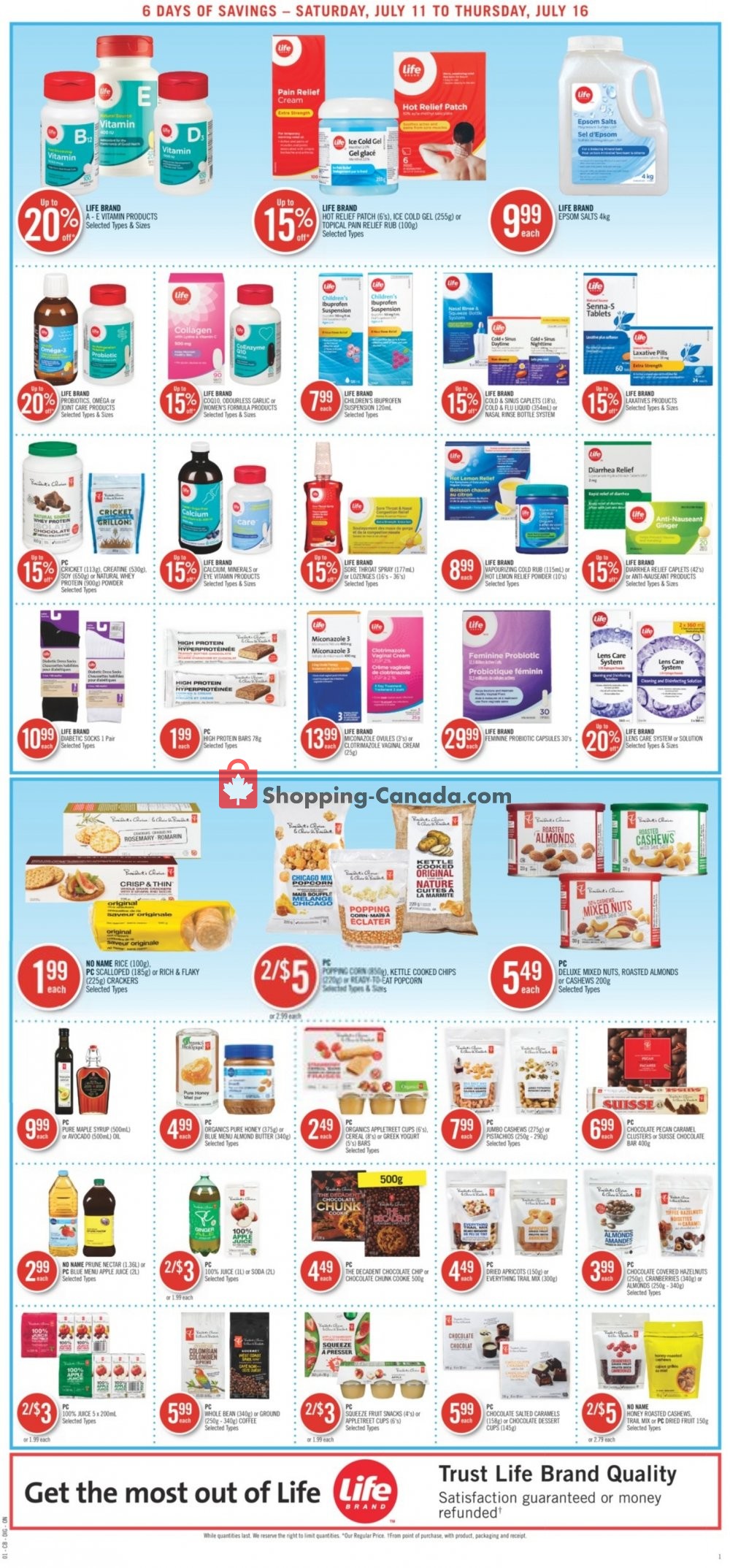 Shoppers Drug Mart flyer from Saturday July 11, 2020 to Thursday July 16, 2020 - page 7