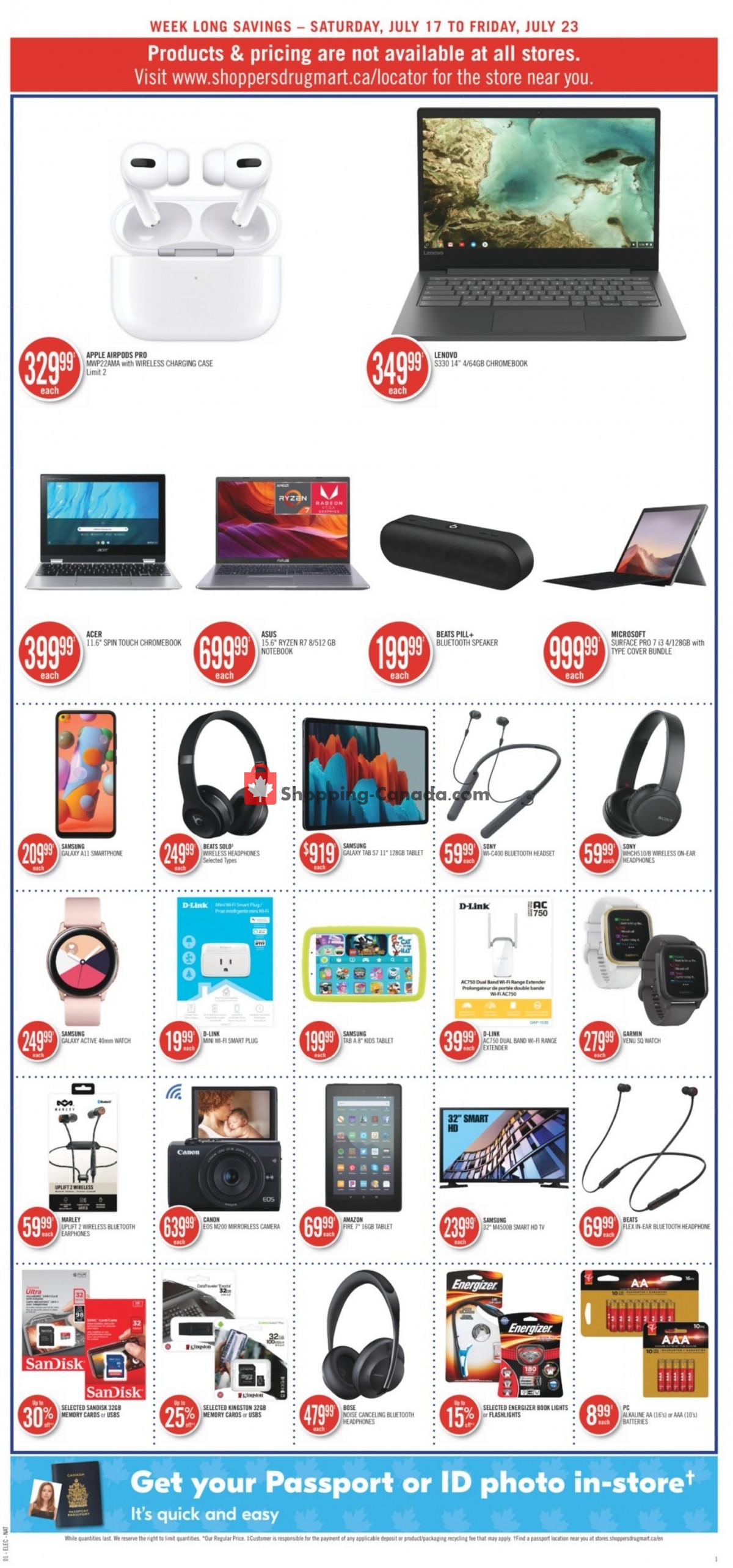 Shoppers Drug Mart flyer from Saturday July 17, 2021 to Friday July 23, 2021 - page 15