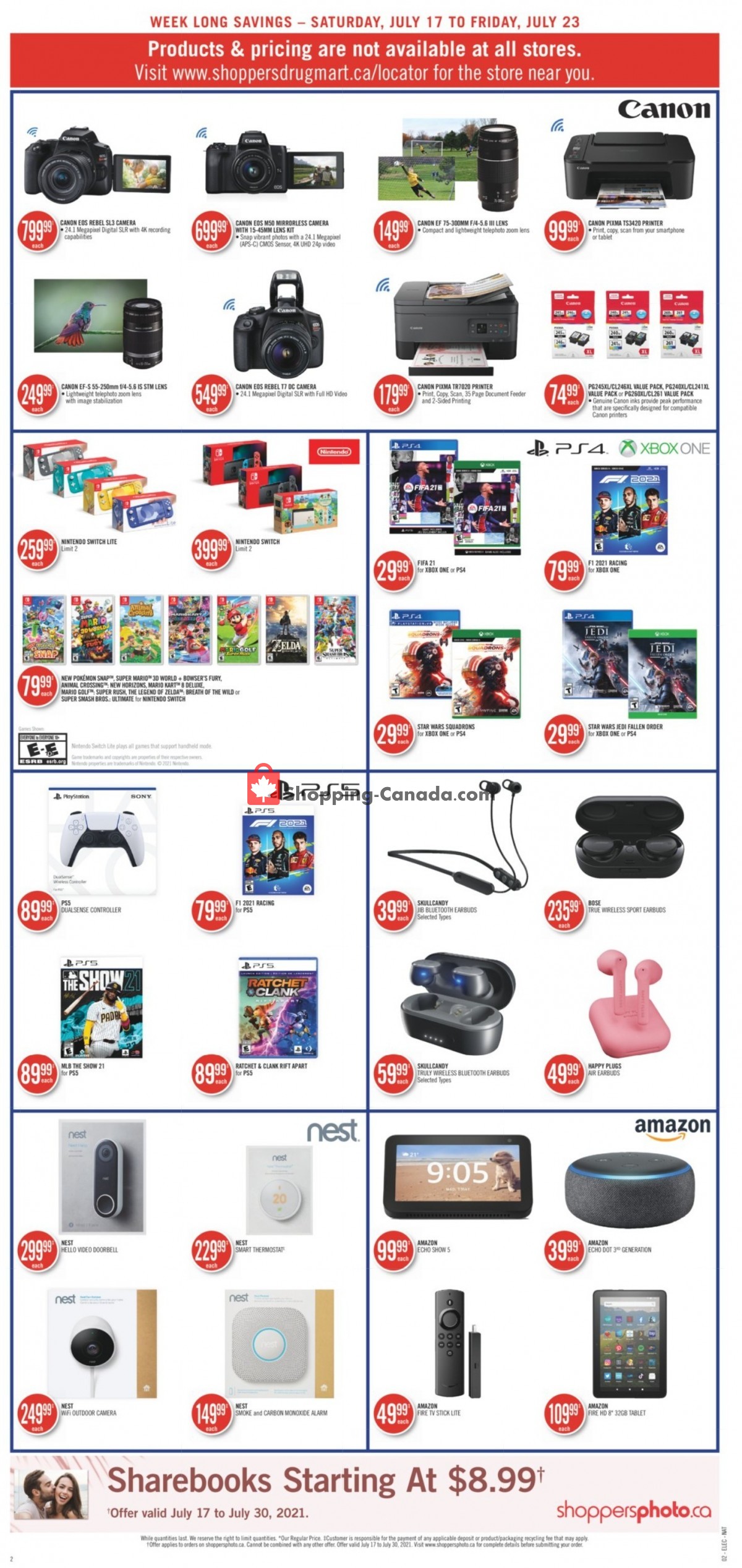Shoppers Drug Mart flyer from Saturday July 17, 2021 to Friday July 23, 2021 - page 16