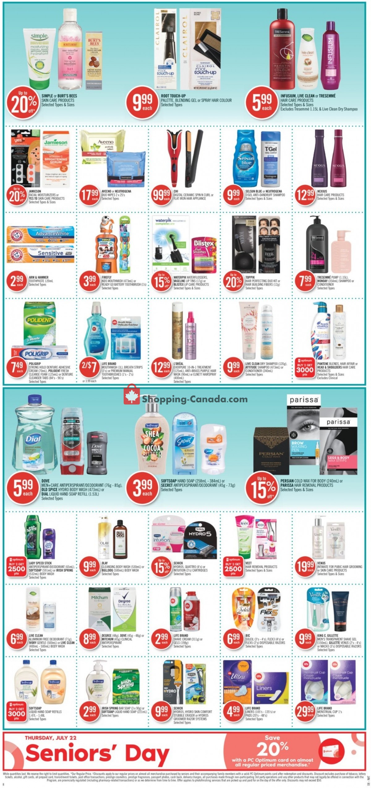 Shoppers Drug Mart flyer from Saturday July 17, 2021 to Friday July 23, 2021 - page 19