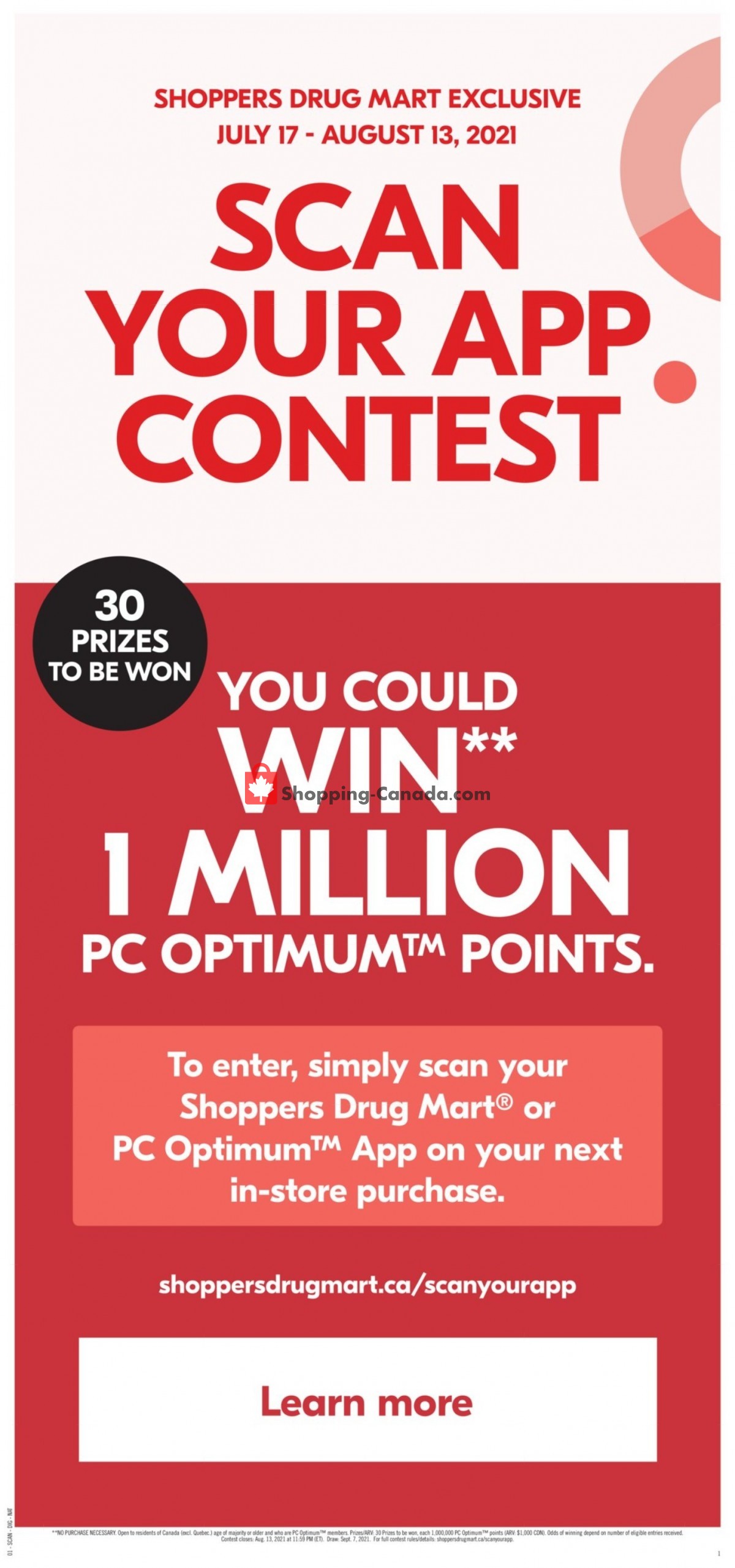 Shoppers Drug Mart flyer from Saturday July 17, 2021 to Friday July 23, 2021 - page 22