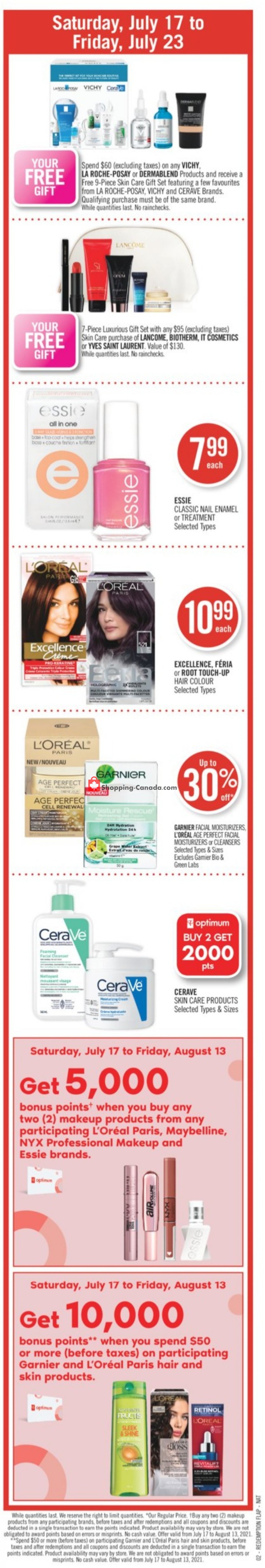 Shoppers Drug Mart flyer from Saturday July 17, 2021 to Friday July 23, 2021 - page 3