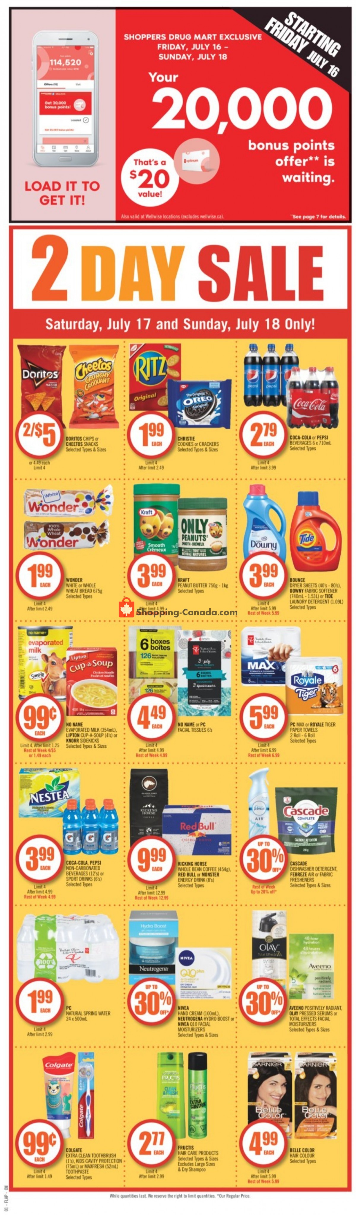Shoppers Drug Mart flyer from Saturday July 17, 2021 to Friday July 23, 2021 - page 4