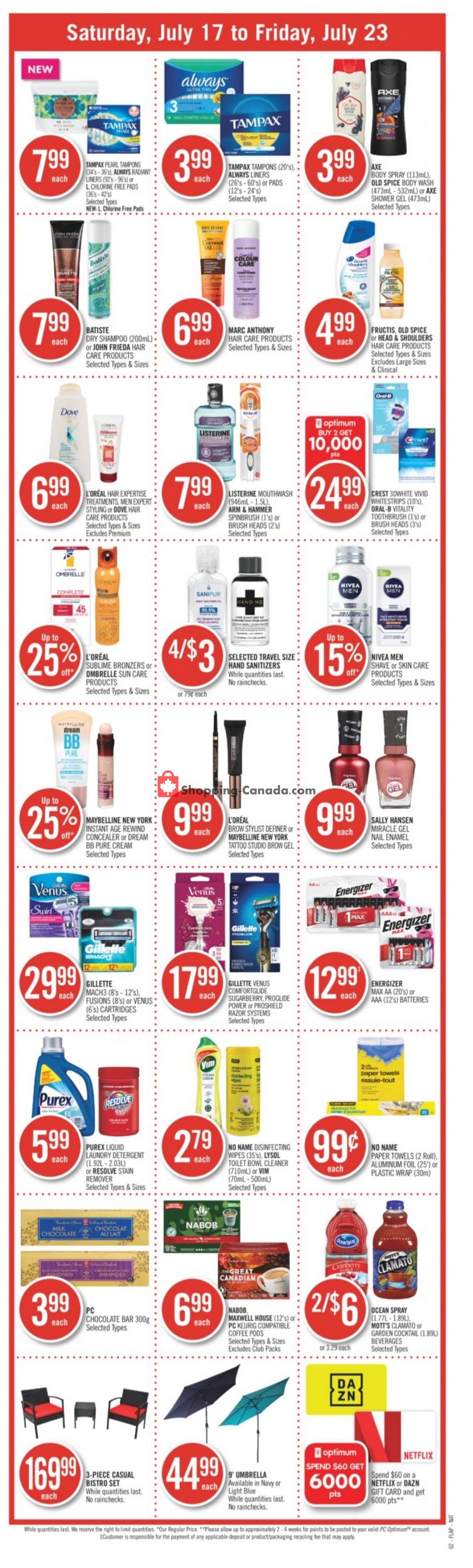 Shoppers Drug Mart flyer from Saturday July 17, 2021 to Friday July 23, 2021 - page 5