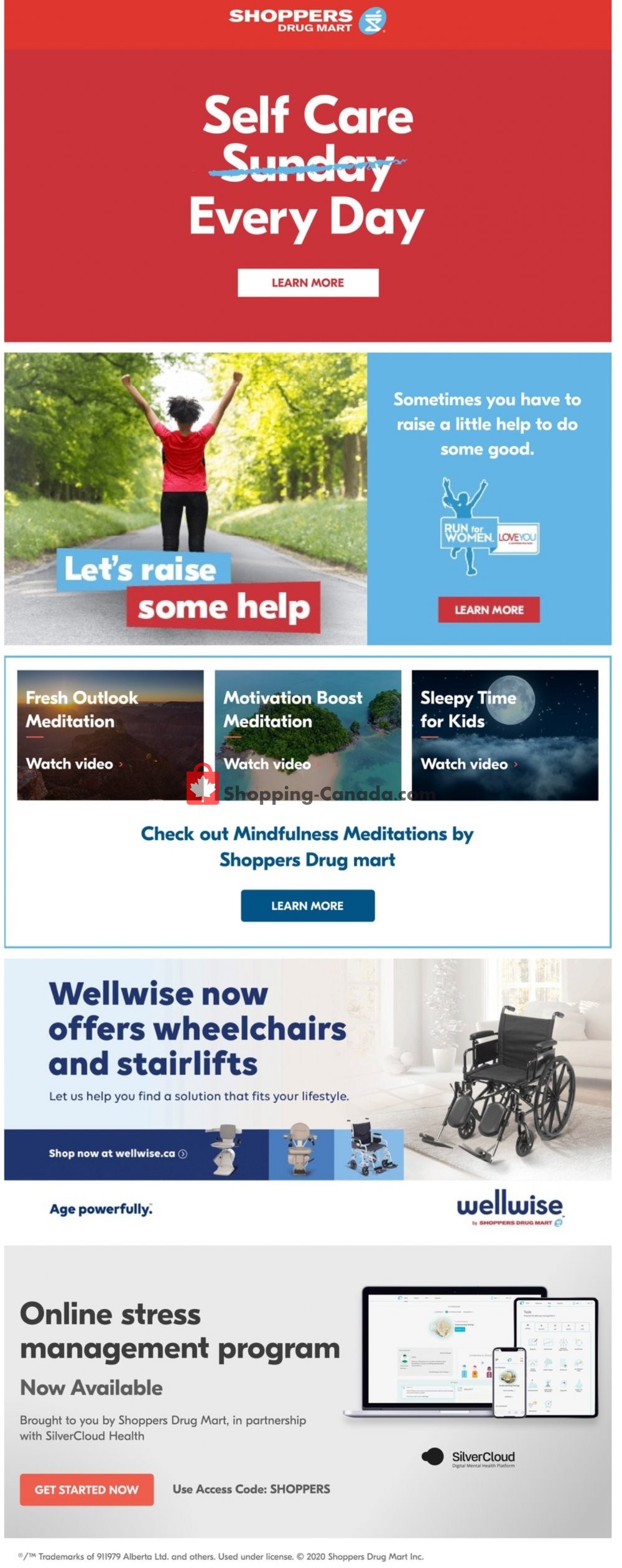 Shoppers Drug Mart flyer from Saturday July 25, 2020 to Thursday July 30, 2020 - page 1