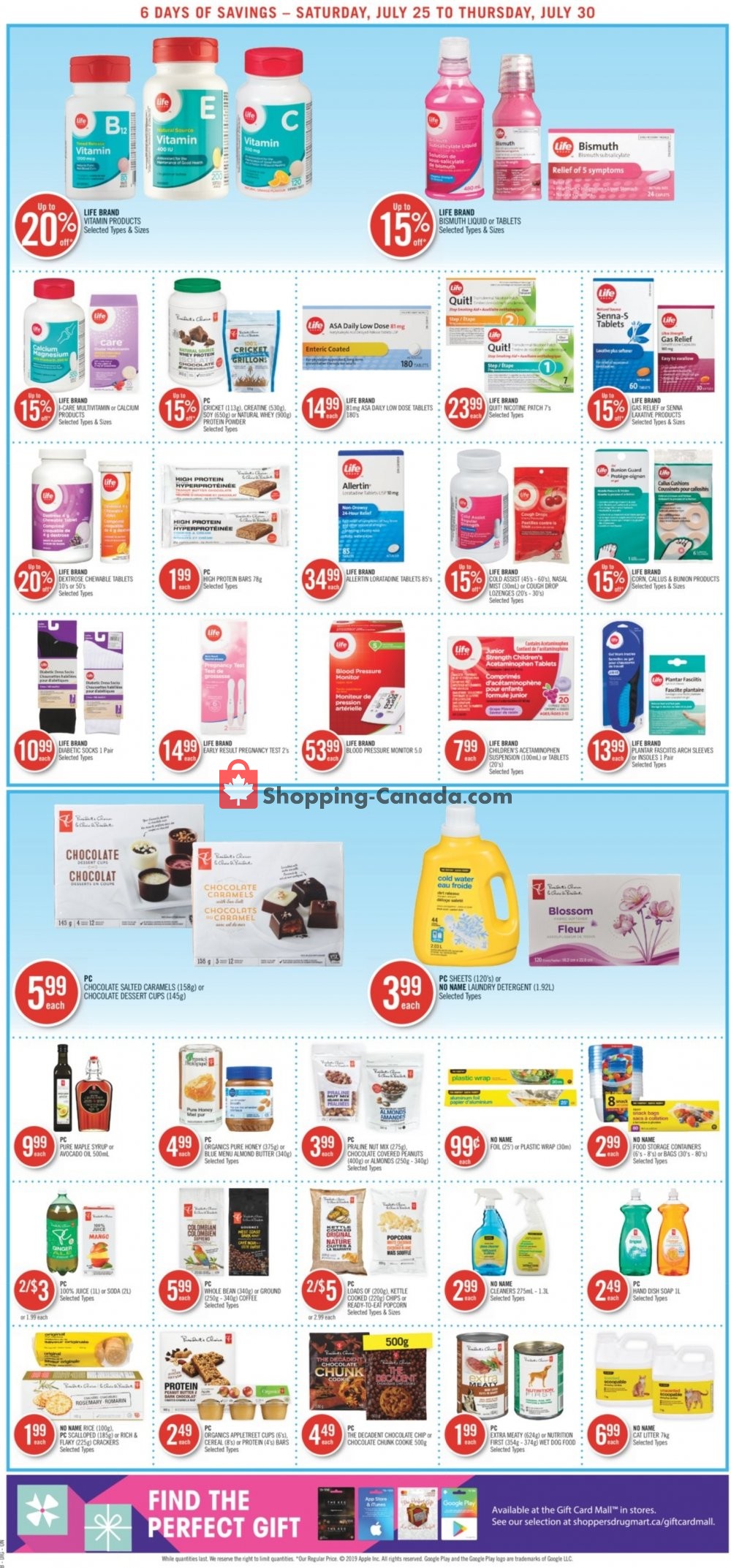 Shoppers Drug Mart flyer from Saturday July 25, 2020 to Thursday July 30, 2020 - page 13