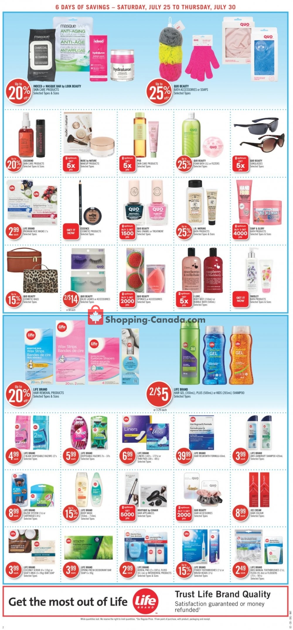 Shoppers Drug Mart flyer from Saturday July 25, 2020 to Thursday July 30, 2020 - page 14