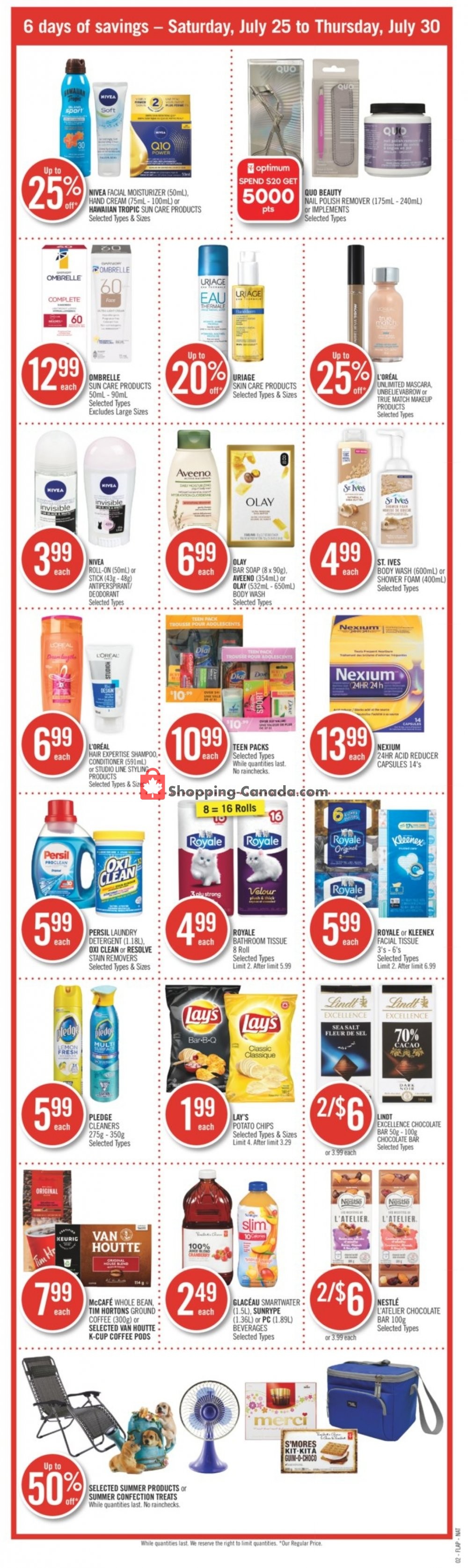 Shoppers Drug Mart flyer from Saturday July 25, 2020 to Thursday July 30, 2020 - page 3