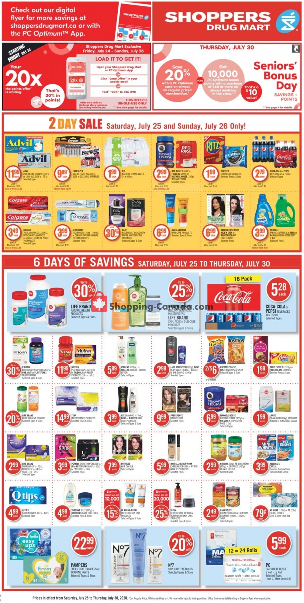 Shoppers Drug Mart flyer from Saturday July 25, 2020 to Thursday July 30, 2020 - page 4