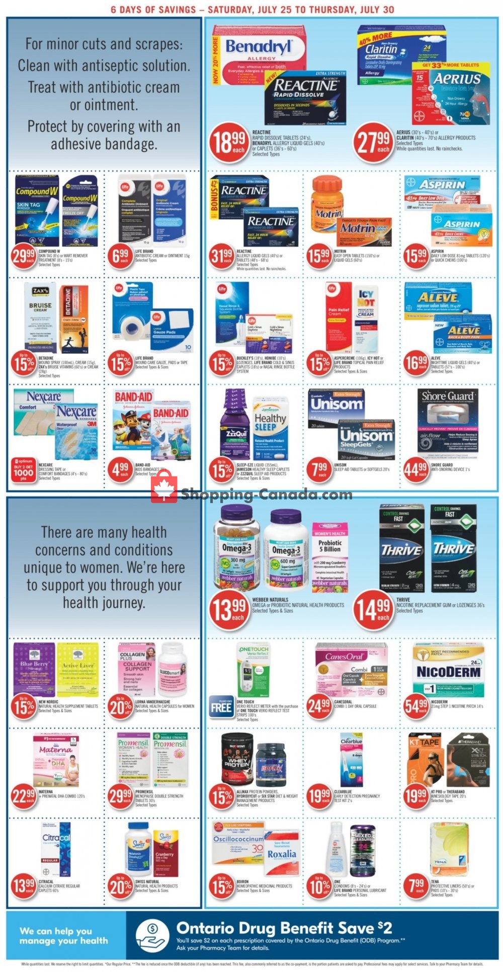 Shoppers Drug Mart flyer from Saturday July 25, 2020 to Thursday July 30, 2020 - page 5