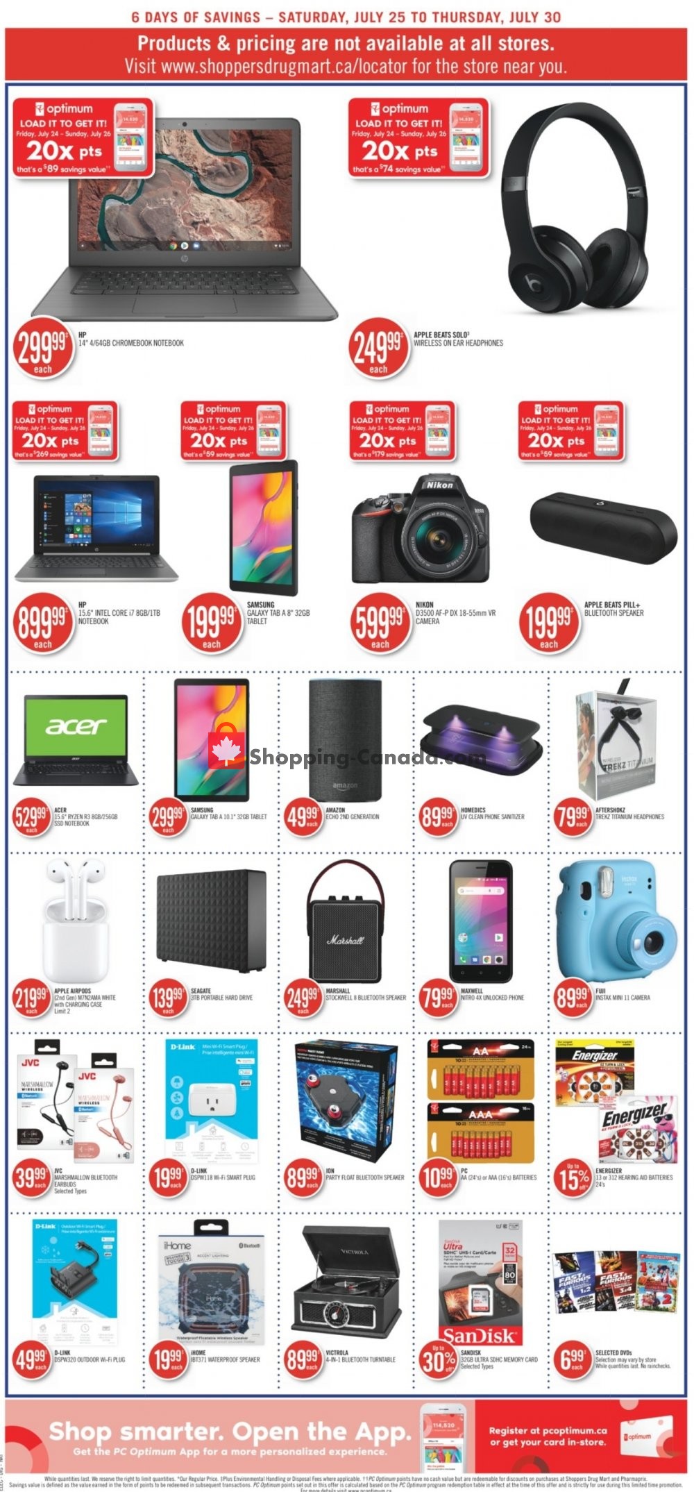 Shoppers Drug Mart flyer from Saturday July 25, 2020 to Thursday July 30, 2020 - page 8