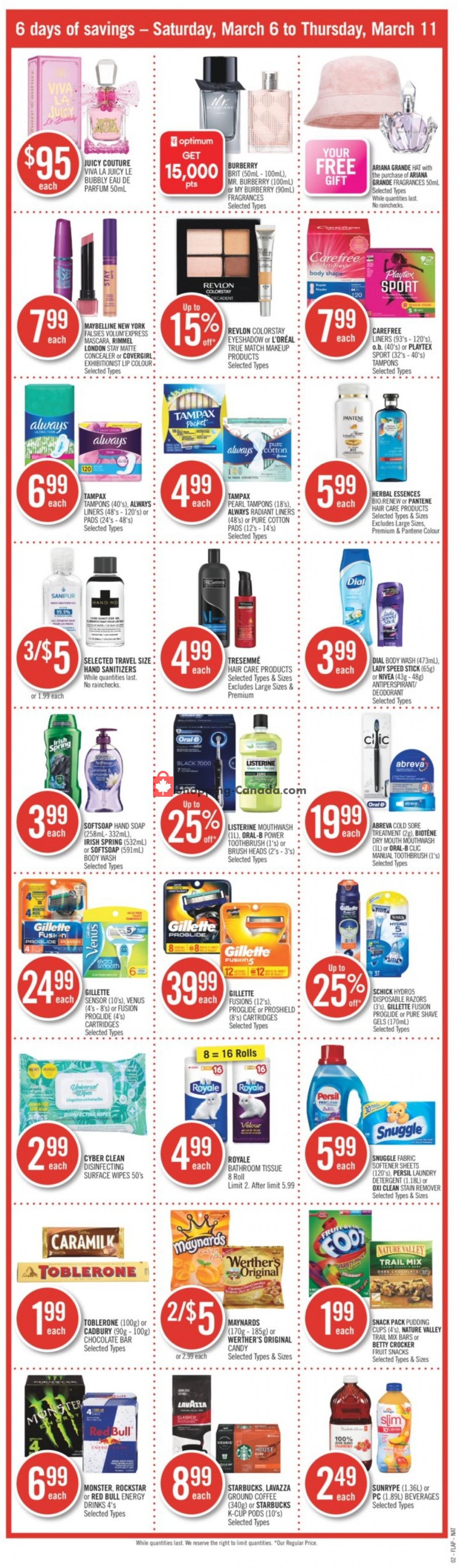 Shoppers Drug Mart flyer from Saturday March 6, 2021 to Thursday March 11, 2021 - page 4