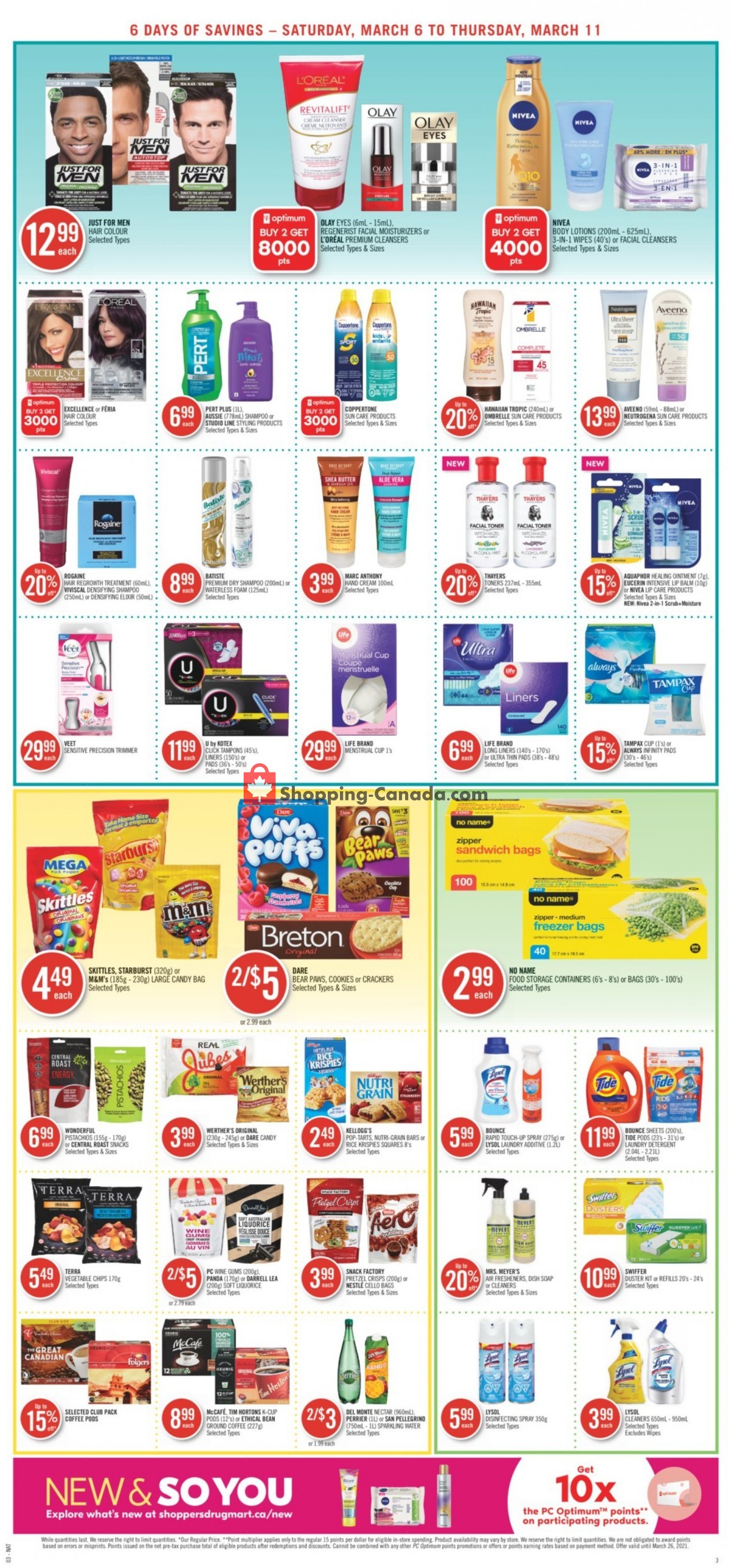 Shoppers Drug Mart flyer from Saturday March 6, 2021 to Thursday March 11, 2021 - page 7