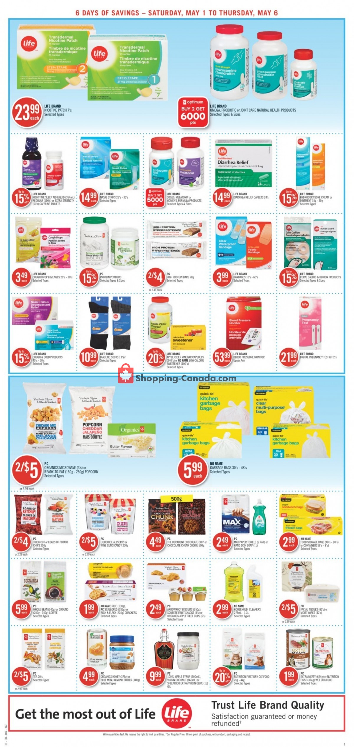 Shoppers Drug Mart flyer from Saturday May 1, 2021 to Thursday May 6, 2021 - page 14