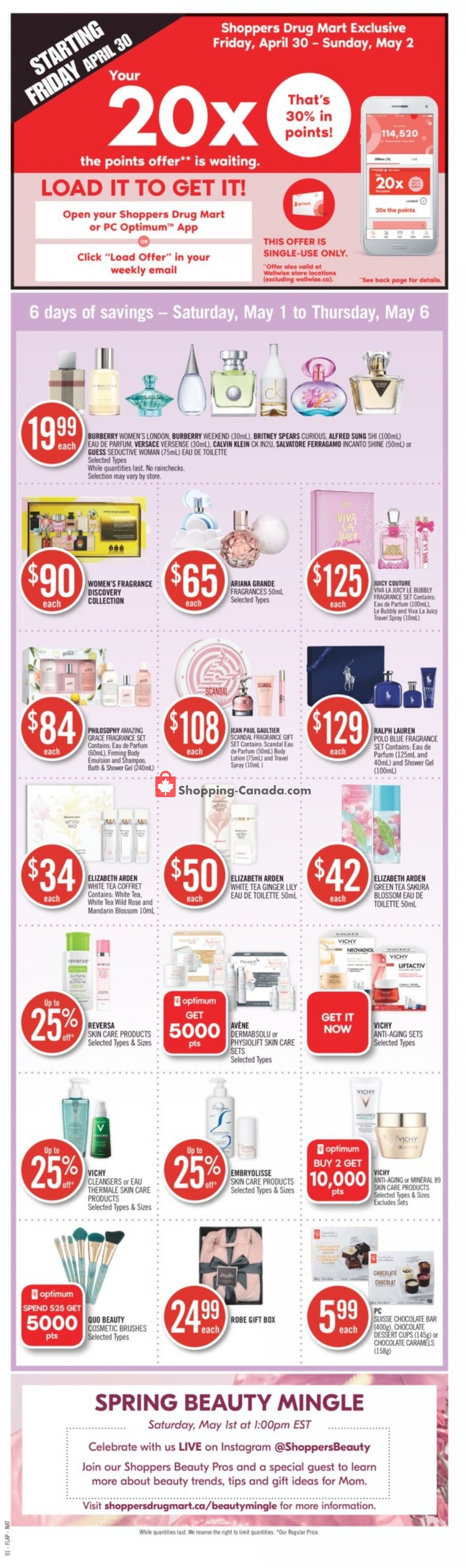 Shoppers Drug Mart flyer from Saturday May 1, 2021 to Thursday May 6, 2021 - page 2