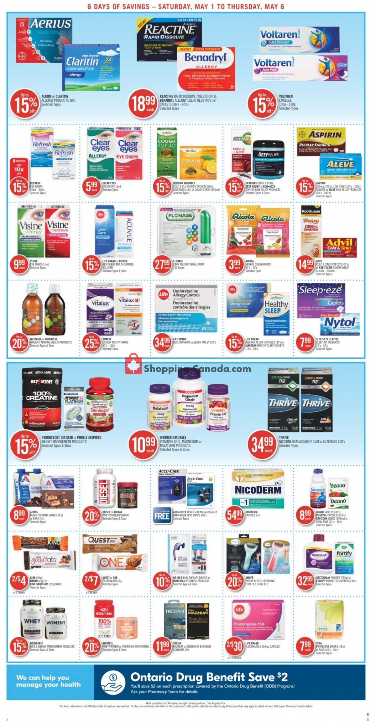 Shoppers Drug Mart flyer from Saturday May 1, 2021 to Thursday May 6, 2021 - page 5