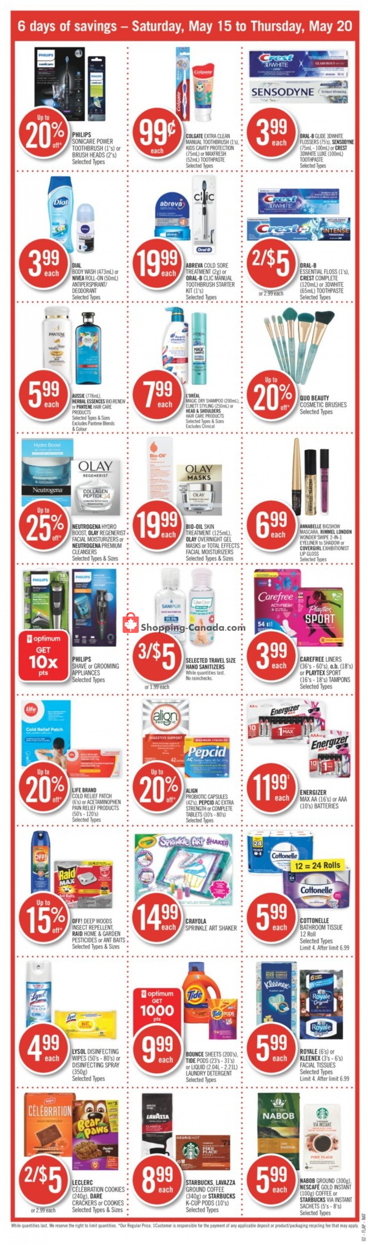 Shoppers Drug Mart flyer from Saturday May 15, 2021 to Thursday May 20, 2021 - page 3