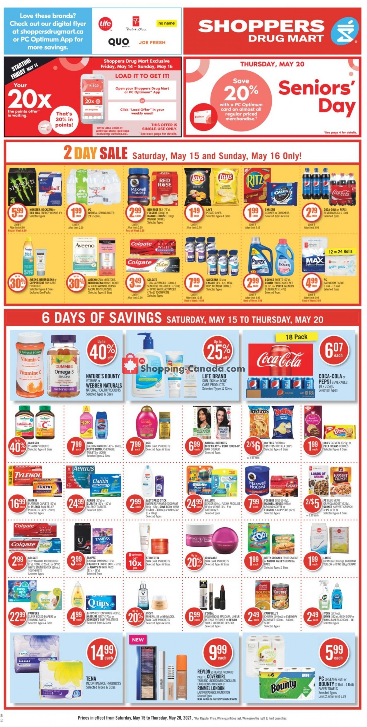 Shoppers Drug Mart flyer from Saturday May 15, 2021 to Thursday May 20, 2021 - page 4