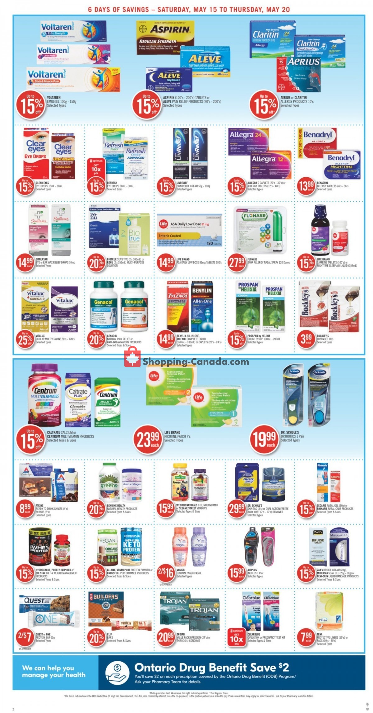 Shoppers Drug Mart flyer from Saturday May 15, 2021 to Thursday May 20, 2021 - page 5