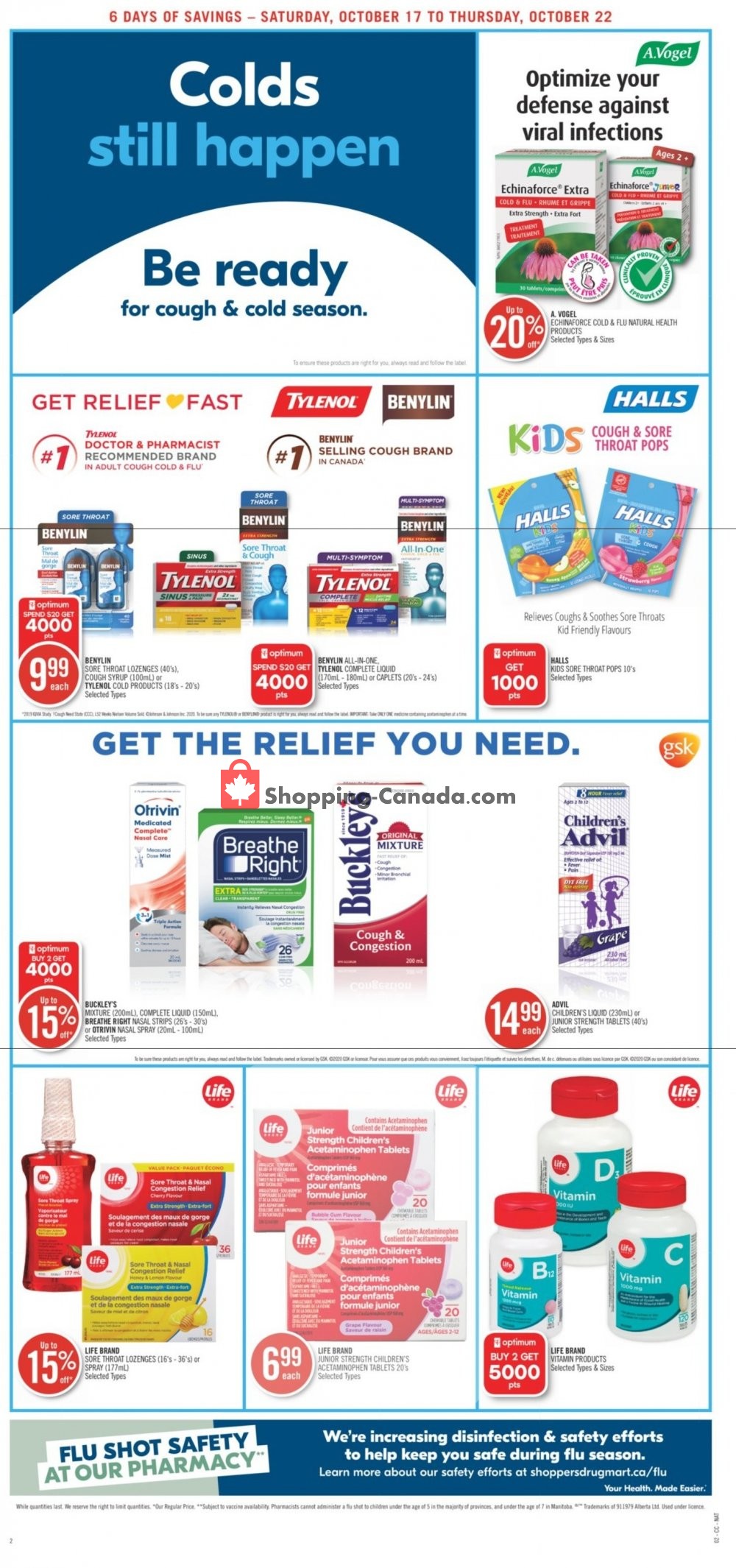 Shoppers Drug Mart flyer from Saturday October 17, 2020 to Thursday October 22, 2020 - page 9