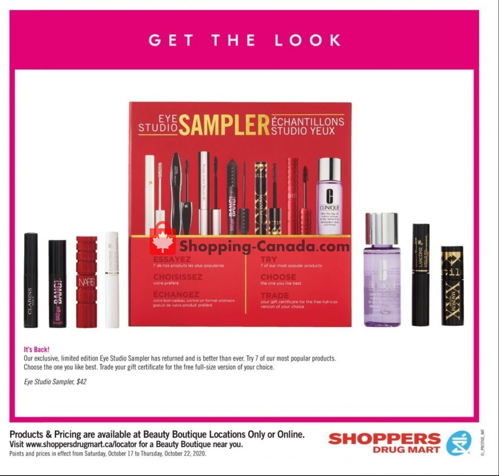 Shoppers Drug Mart flyer from Saturday October 17, 2020 to Thursday October 22, 2020 - page 14