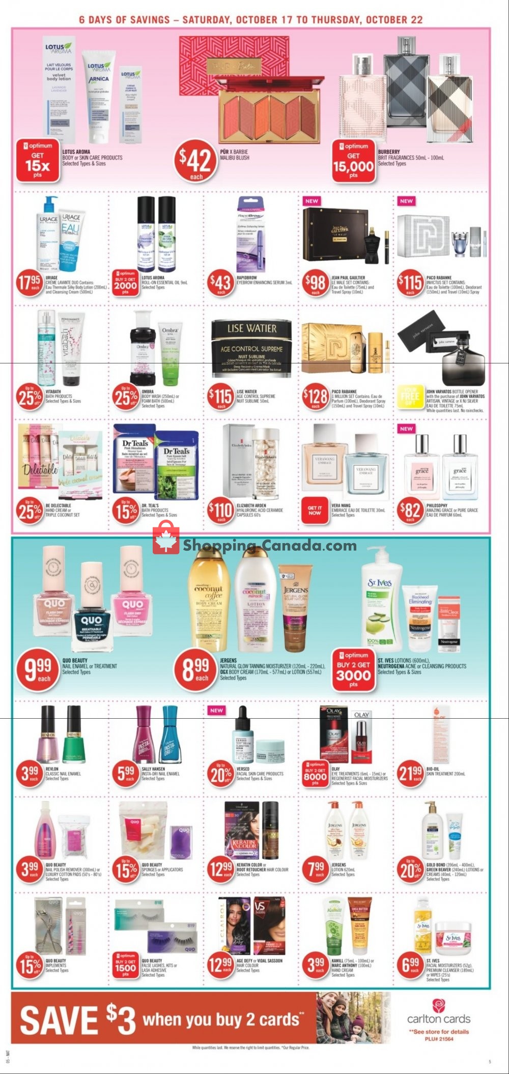 Shoppers Drug Mart flyer from Saturday October 17, 2020 to Thursday October 22, 2020 - page 18