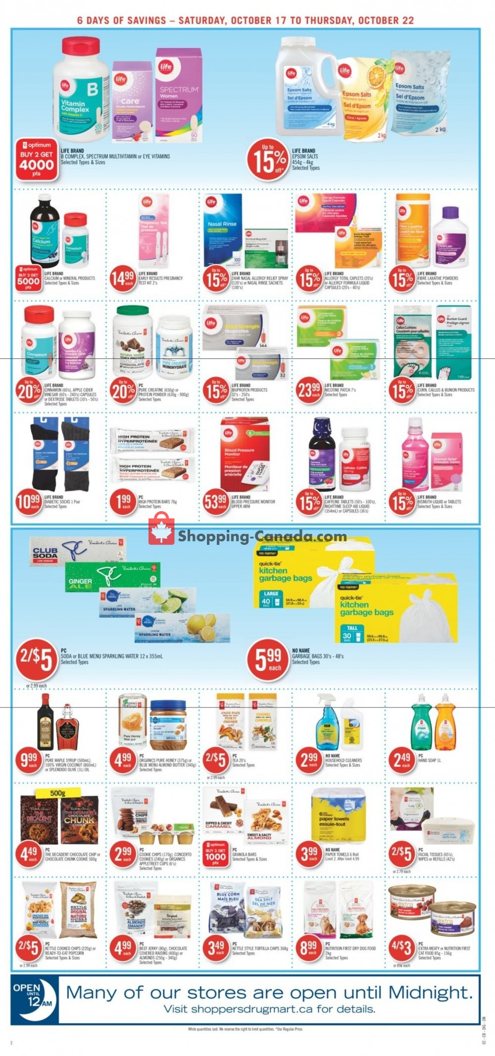 Shoppers Drug Mart flyer from Saturday October 17, 2020 to Thursday October 22, 2020 - page 24