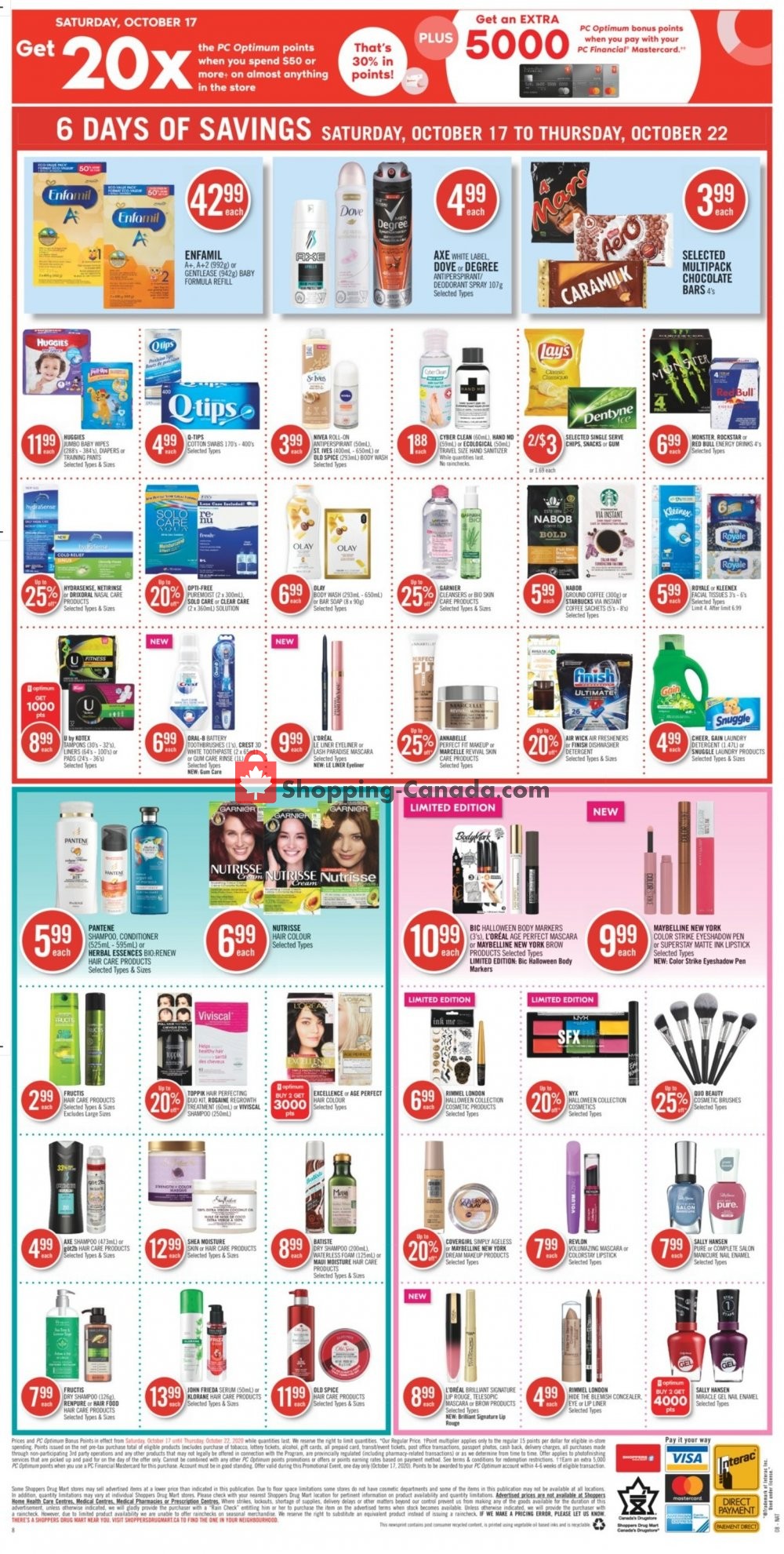 Shoppers Drug Mart flyer from Saturday October 17, 2020 to Thursday October 22, 2020 - page 25