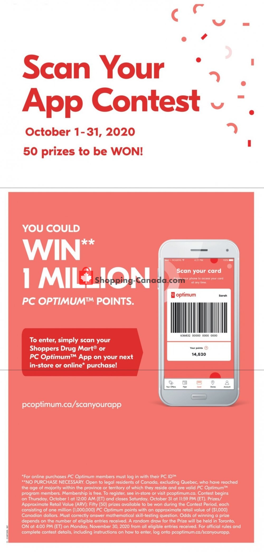 Shoppers Drug Mart flyer from Saturday October 17, 2020 to Thursday October 22, 2020 - page 27
