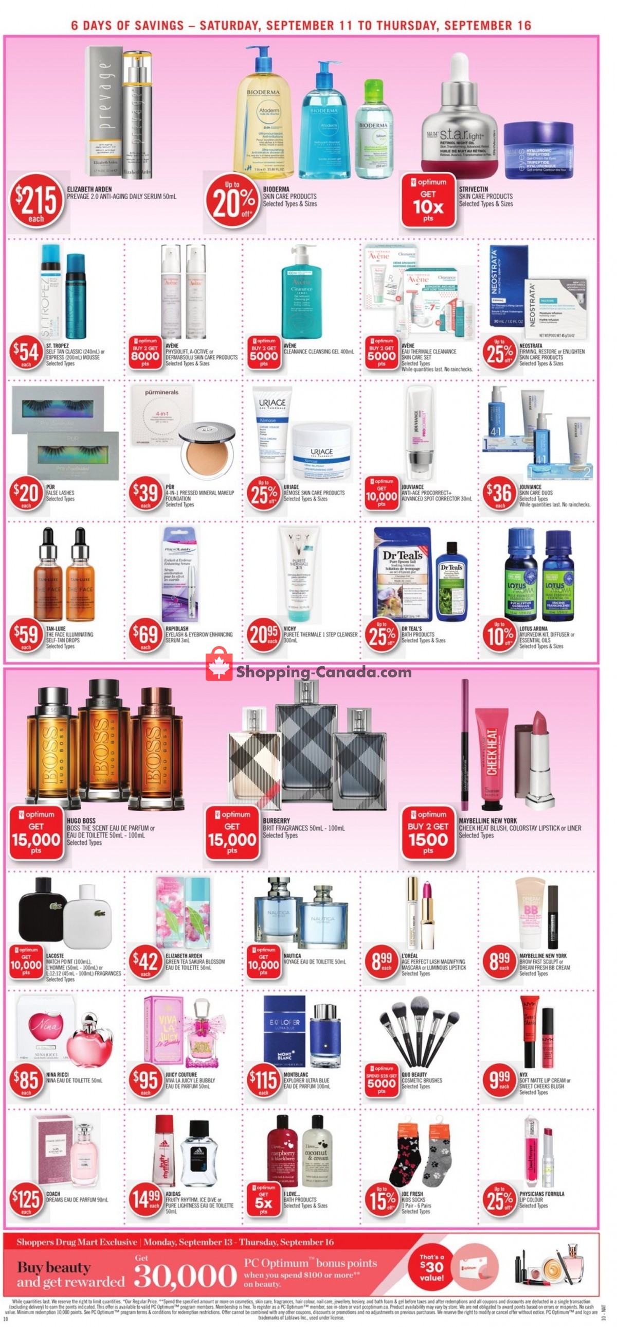 Shoppers Drug Mart flyer from Saturday September 11, 2021 to Thursday September 16, 2021 - page 16