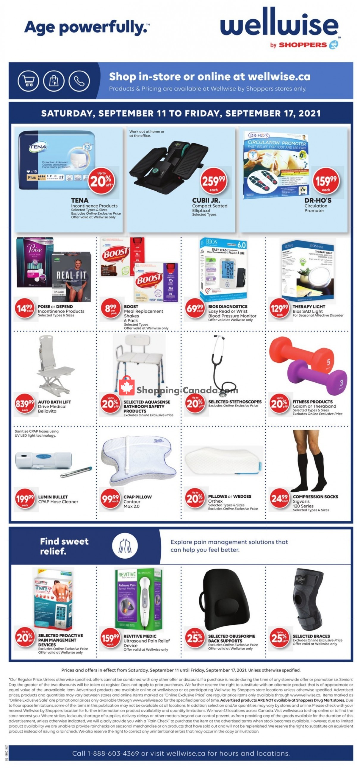 Shoppers Drug Mart flyer from Saturday September 11, 2021 to Thursday September 16, 2021 - page 19