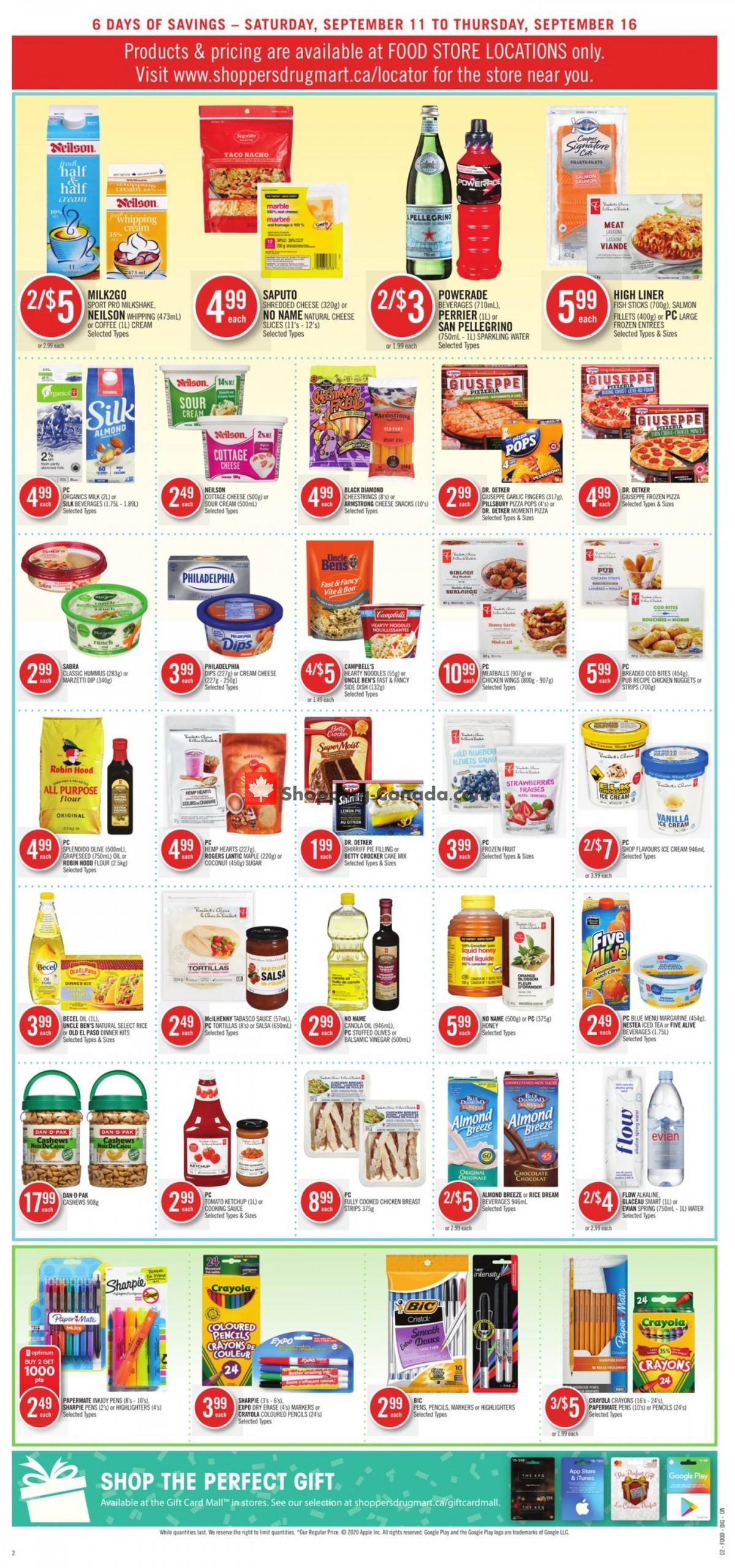 Shoppers Drug Mart flyer from Saturday September 11, 2021 to Thursday September 16, 2021 - page 9
