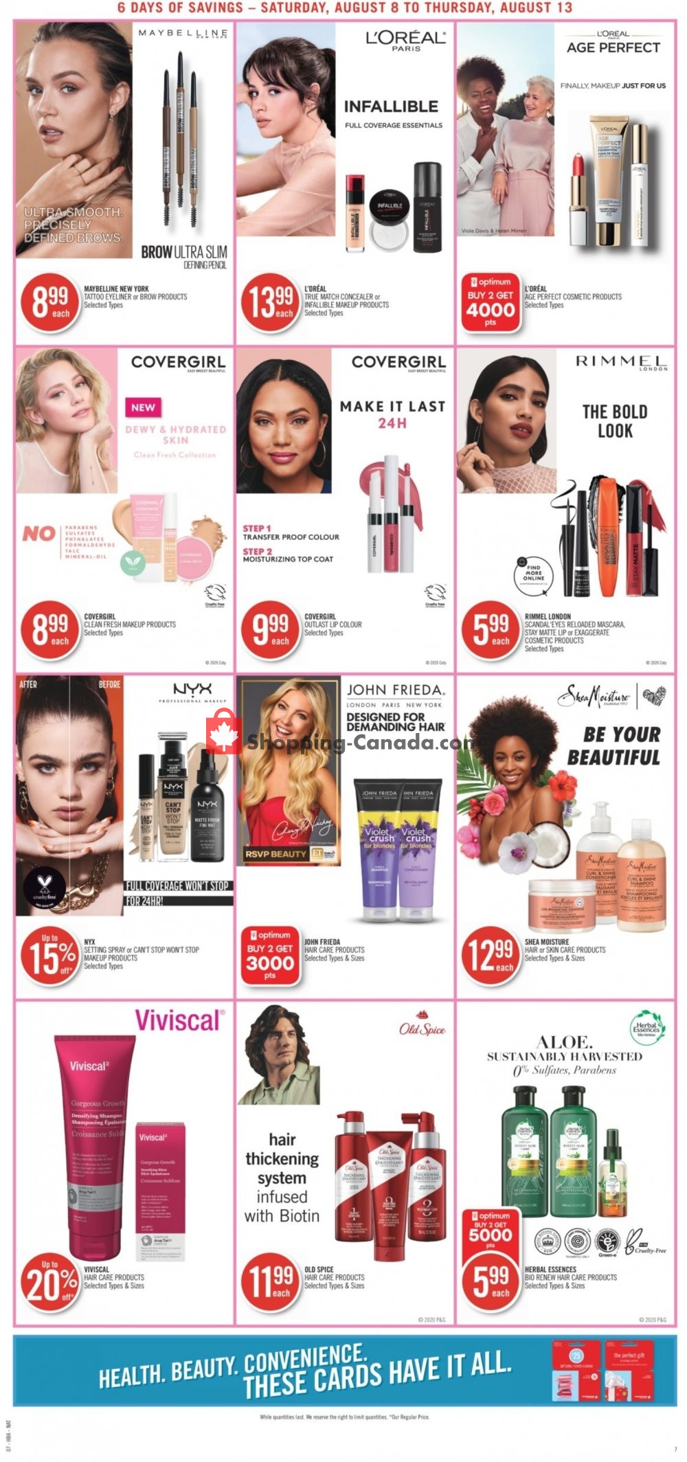 Shoppers Drug Mart flyer from Saturday August 8, 2020 to Thursday August 13, 2020 - page 16