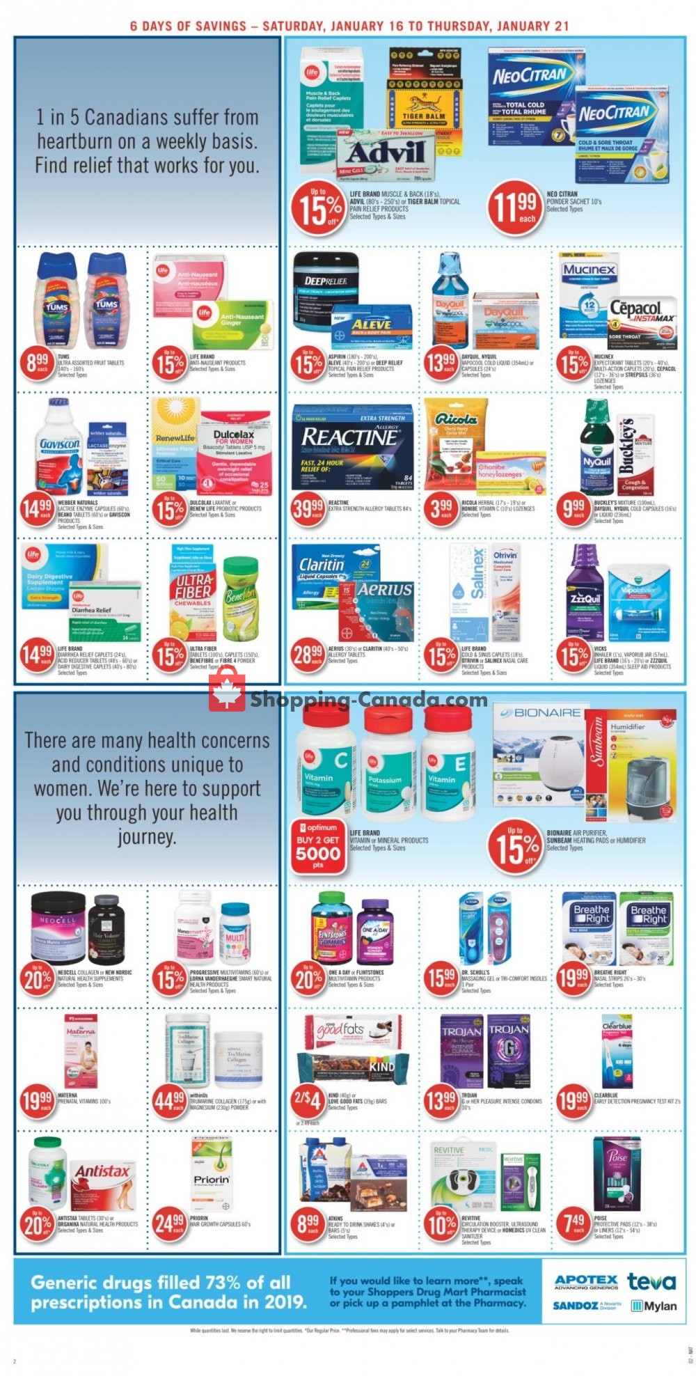 Shoppers Drug Mart flyer from Saturday January 16, 2021 to Thursday January 21, 2021 - page 5