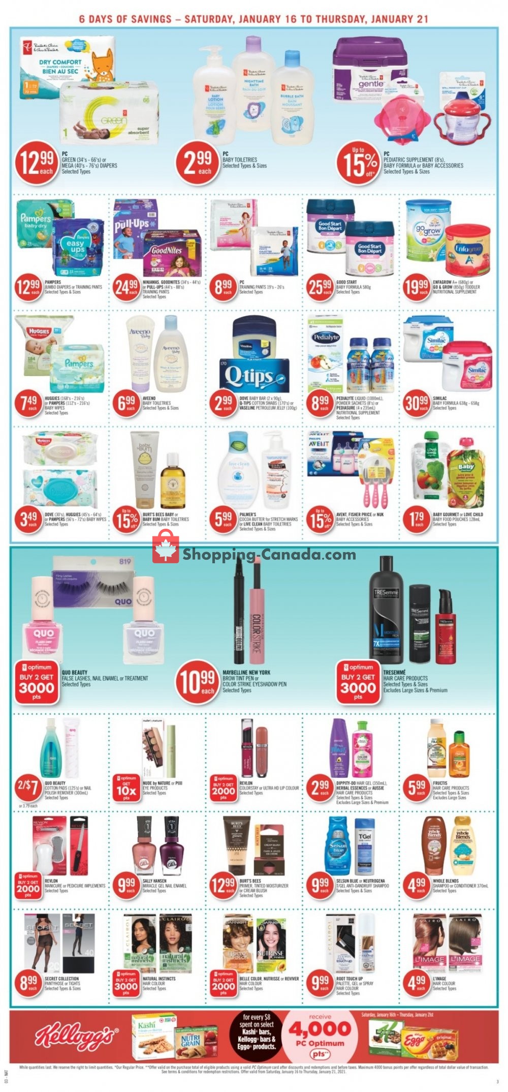 Shoppers Drug Mart flyer from Saturday January 16, 2021 to Thursday January 21, 2021 - page 6