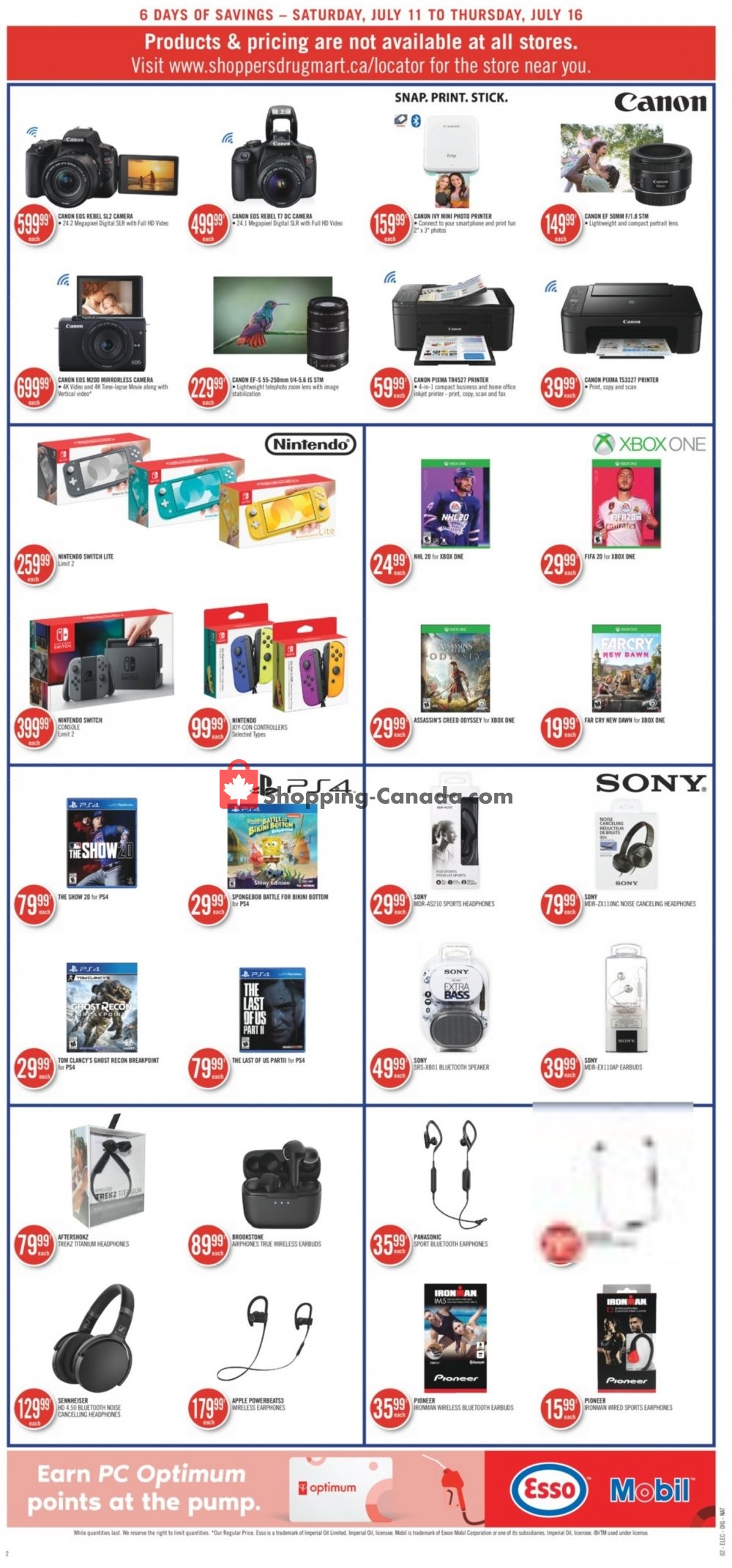 Shoppers Drug Mart flyer from Saturday July 11, 2020 to Thursday July 16, 2020 - page 11