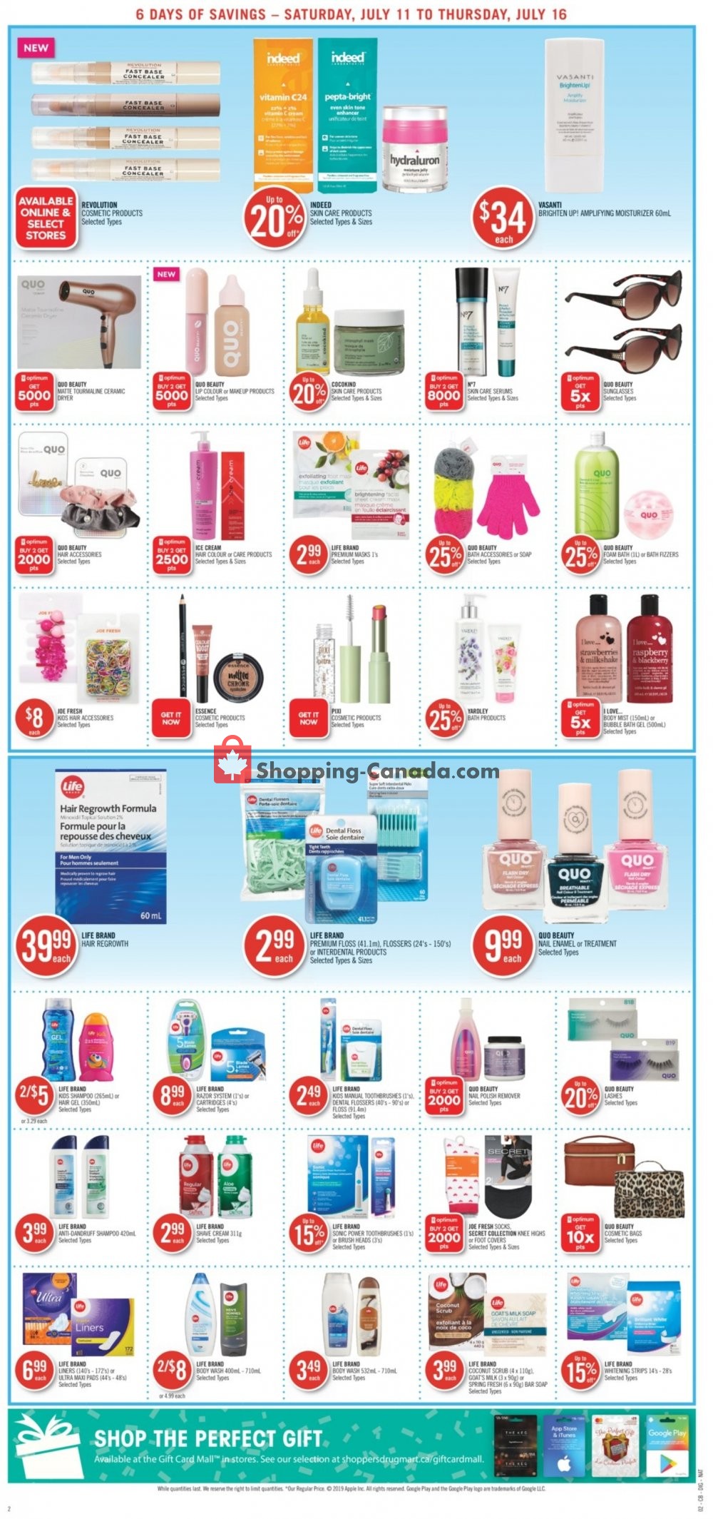 Shoppers Drug Mart flyer from Saturday July 11, 2020 to Thursday July 16, 2020 - page 12