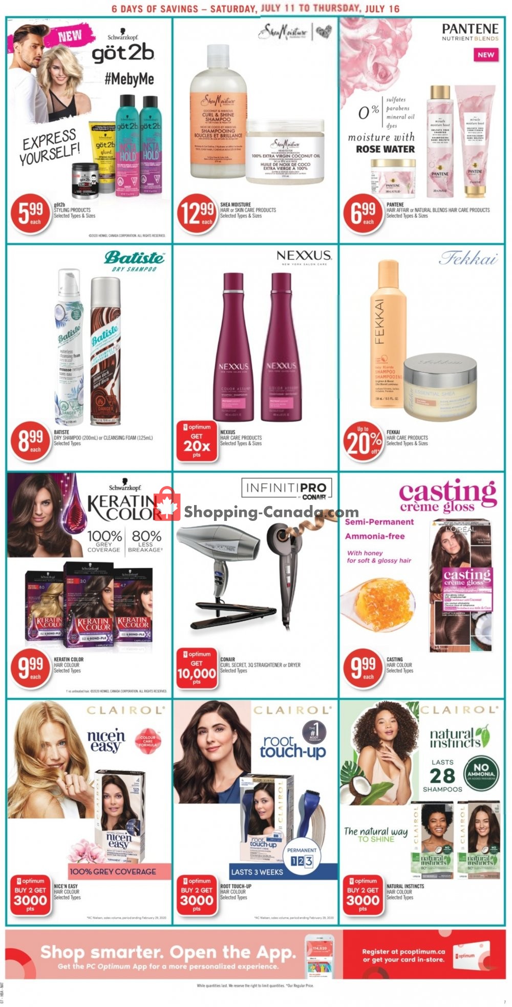 Shoppers Drug Mart flyer from Saturday July 11, 2020 to Thursday July 16, 2020 - page 18