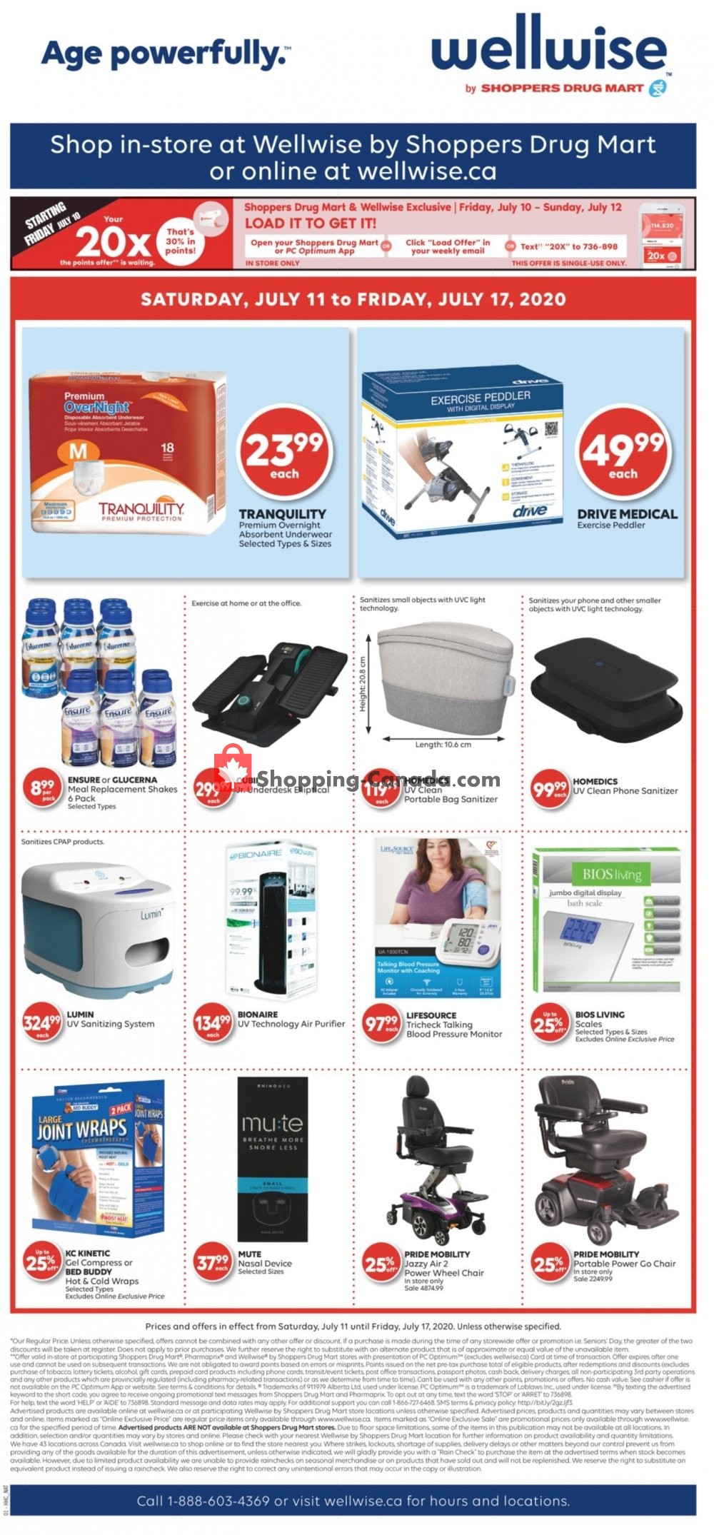Shoppers Drug Mart flyer from Saturday July 11, 2020 to Thursday July 16, 2020 - page 20