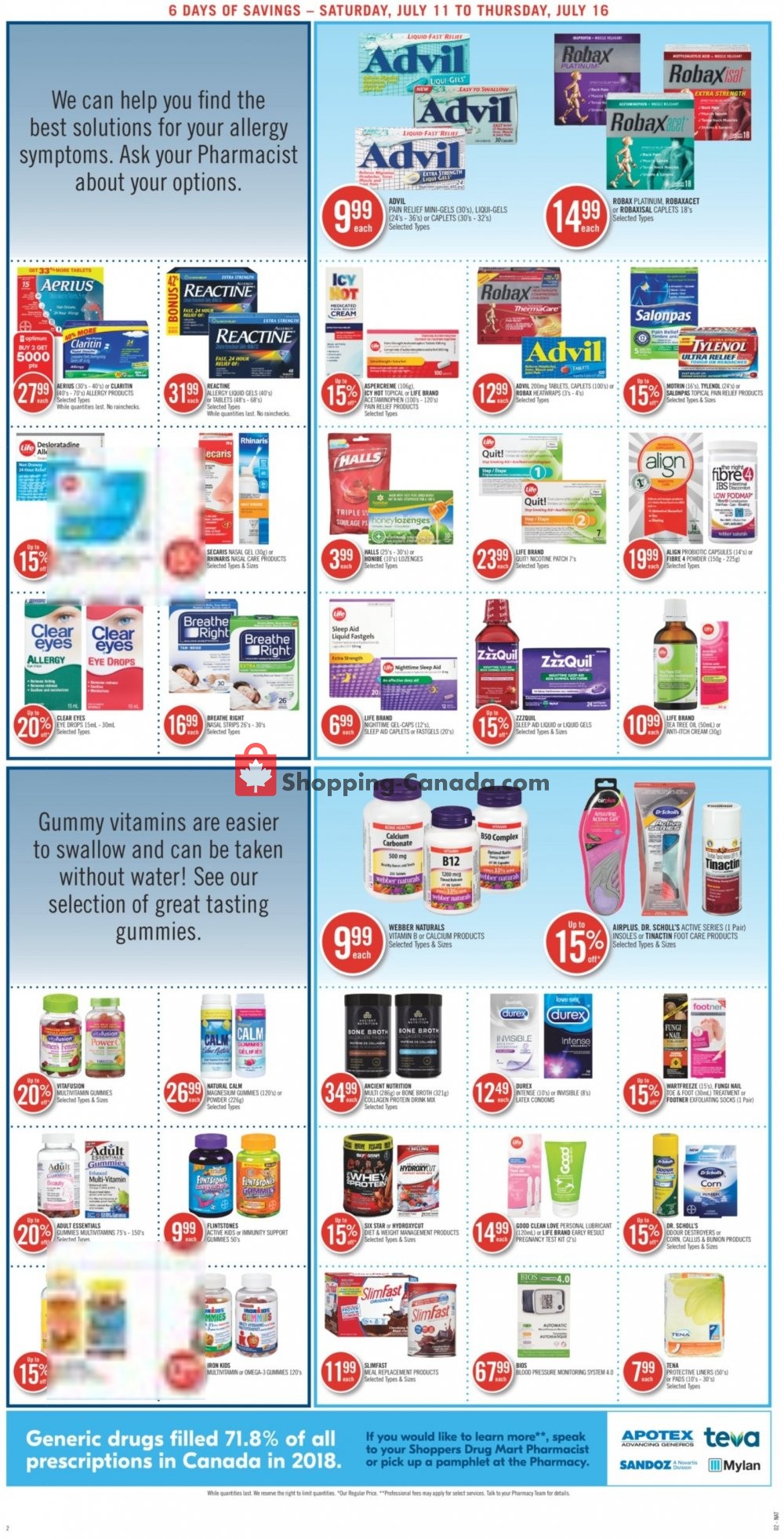 Shoppers Drug Mart flyer from Saturday July 11, 2020 to Thursday July 16, 2020 - page 5