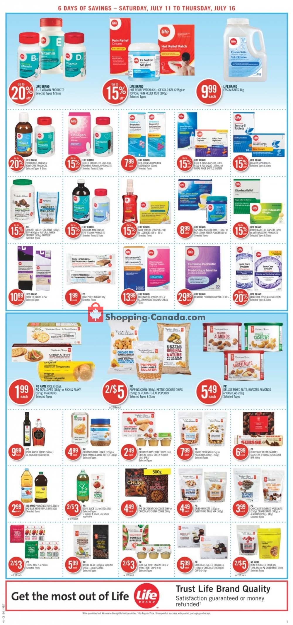 Shoppers Drug Mart flyer from Saturday July 11, 2020 to Thursday July 16, 2020 - page 7
