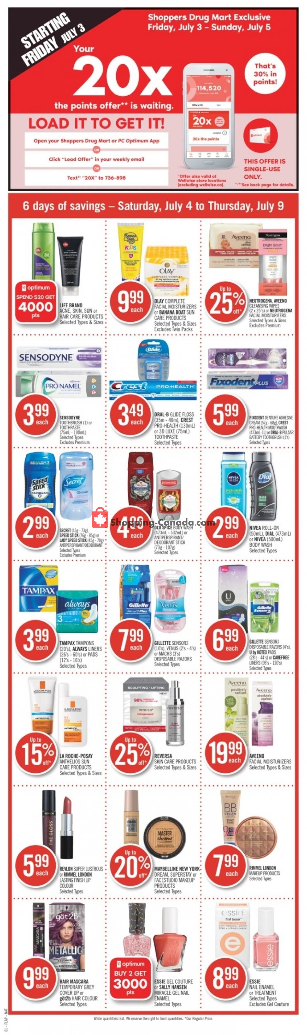 Shoppers Drug Mart flyer from Saturday July 4, 2020 to Thursday July 9, 2020 - page 2