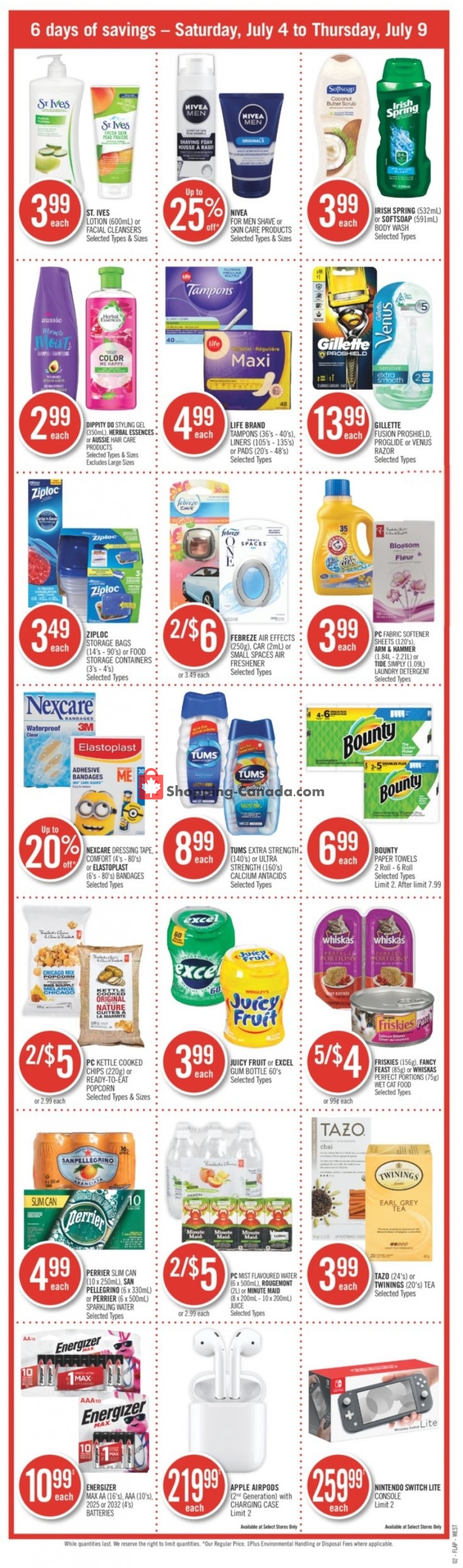 Shoppers Drug Mart flyer from Saturday July 4, 2020 to Thursday July 9, 2020 - page 3