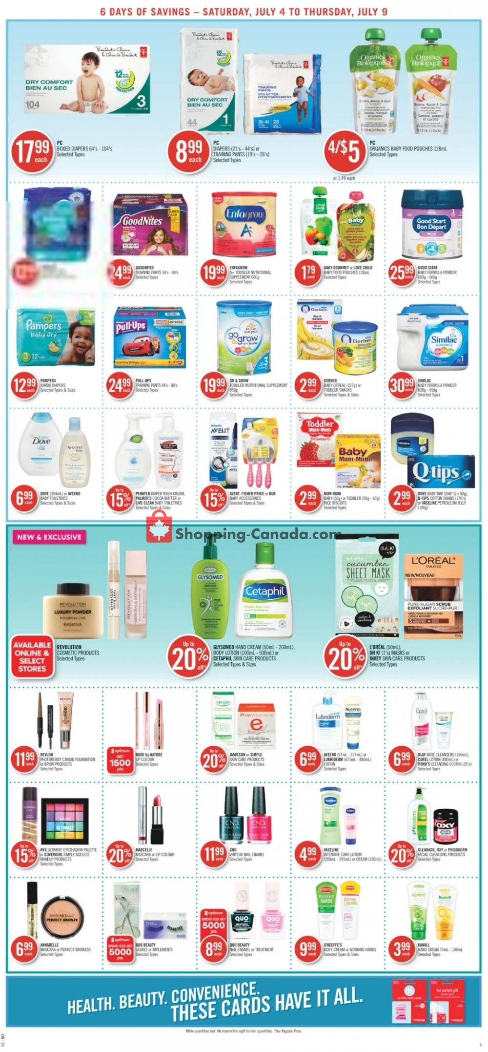 Shoppers Drug Mart flyer from Saturday July 4, 2020 to Thursday July 9, 2020 - page 6