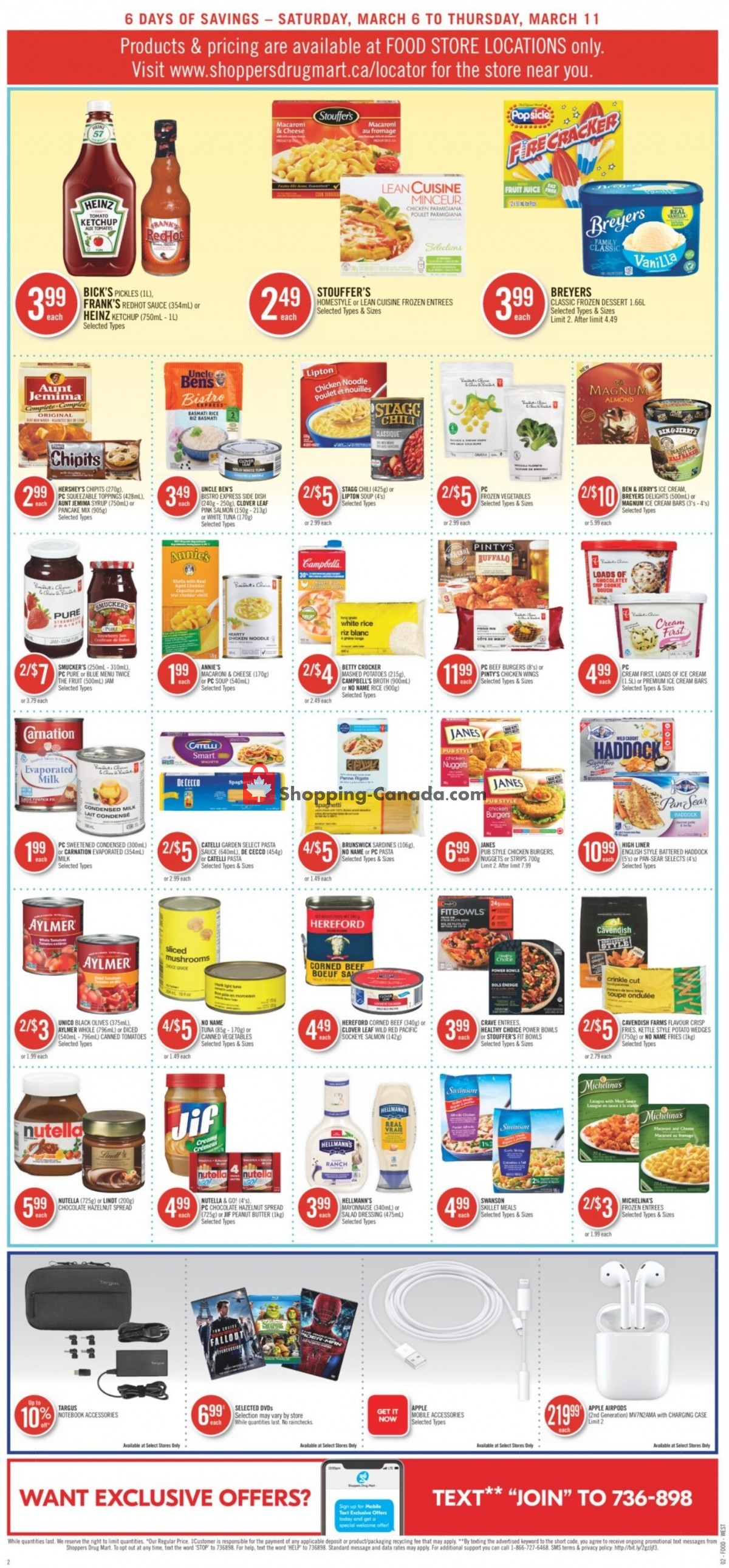 Shoppers Drug Mart flyer from Saturday March 6, 2021 to Thursday March 11, 2021 - page 10