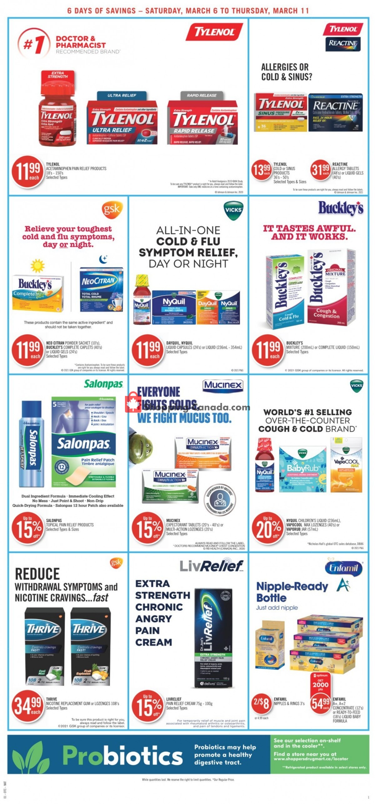 Shoppers Drug Mart flyer from Saturday March 6, 2021 to Thursday March 11, 2021 - page 8