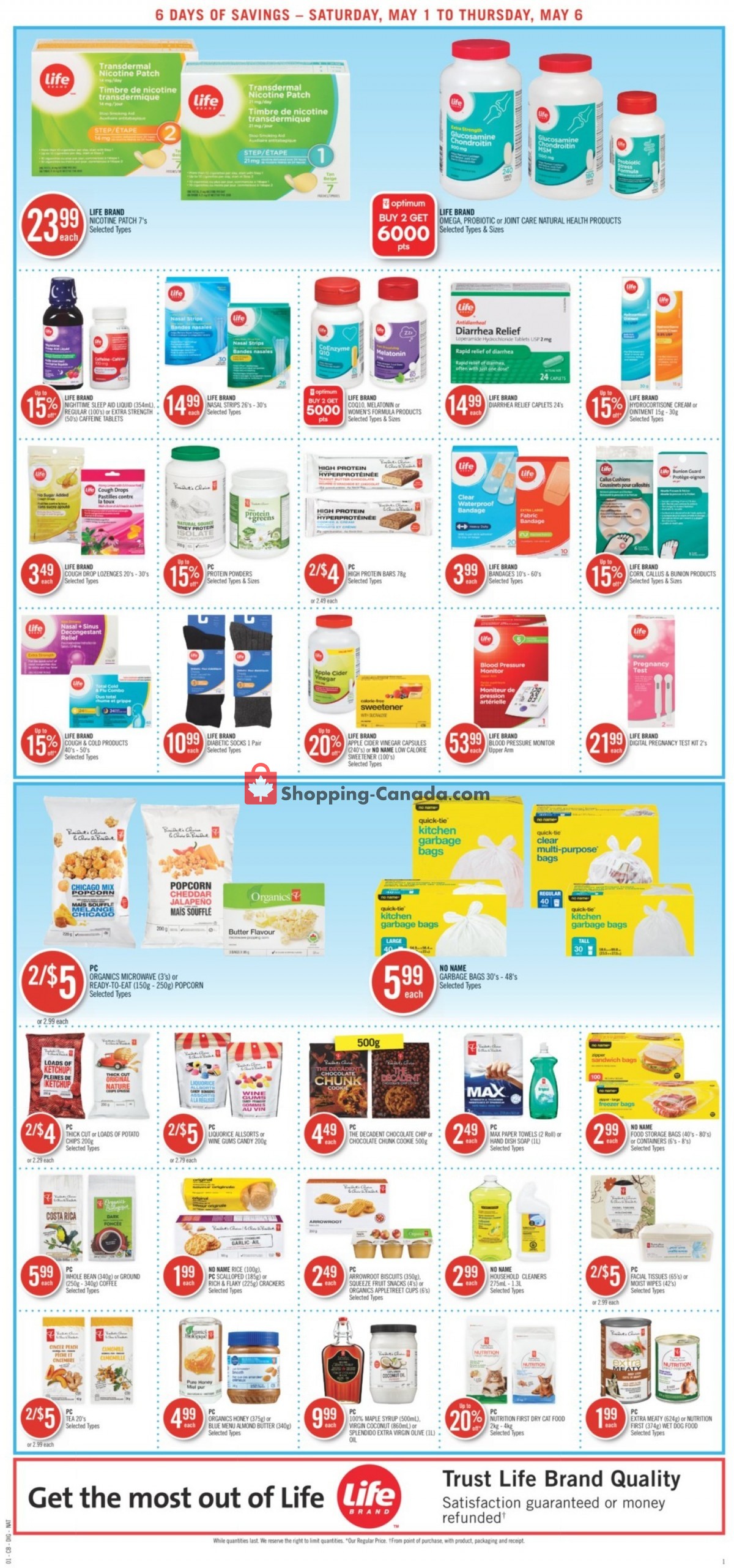 Shoppers Drug Mart flyer from Saturday May 1, 2021 to Thursday May 6, 2021 - page 14