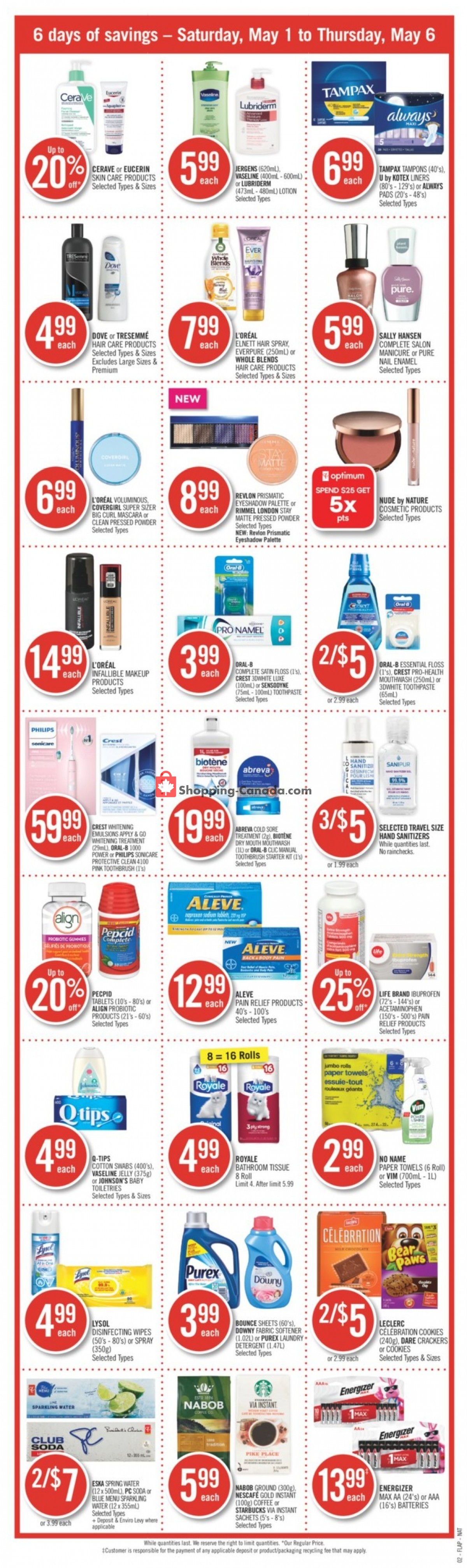 Shoppers Drug Mart flyer from Saturday May 1, 2021 to Thursday May 6, 2021 - page 3