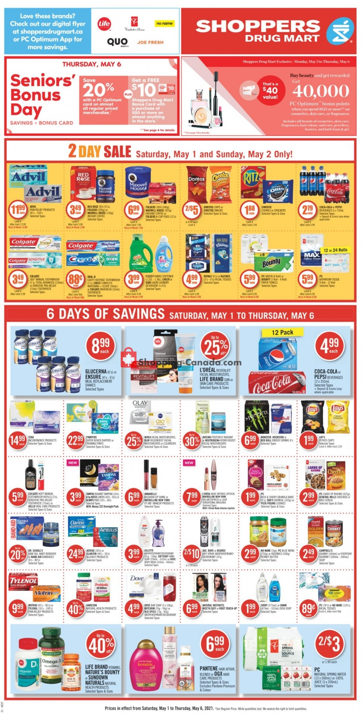 Shoppers Drug Mart flyer from Saturday May 1, 2021 to Thursday May 6, 2021 - page 4